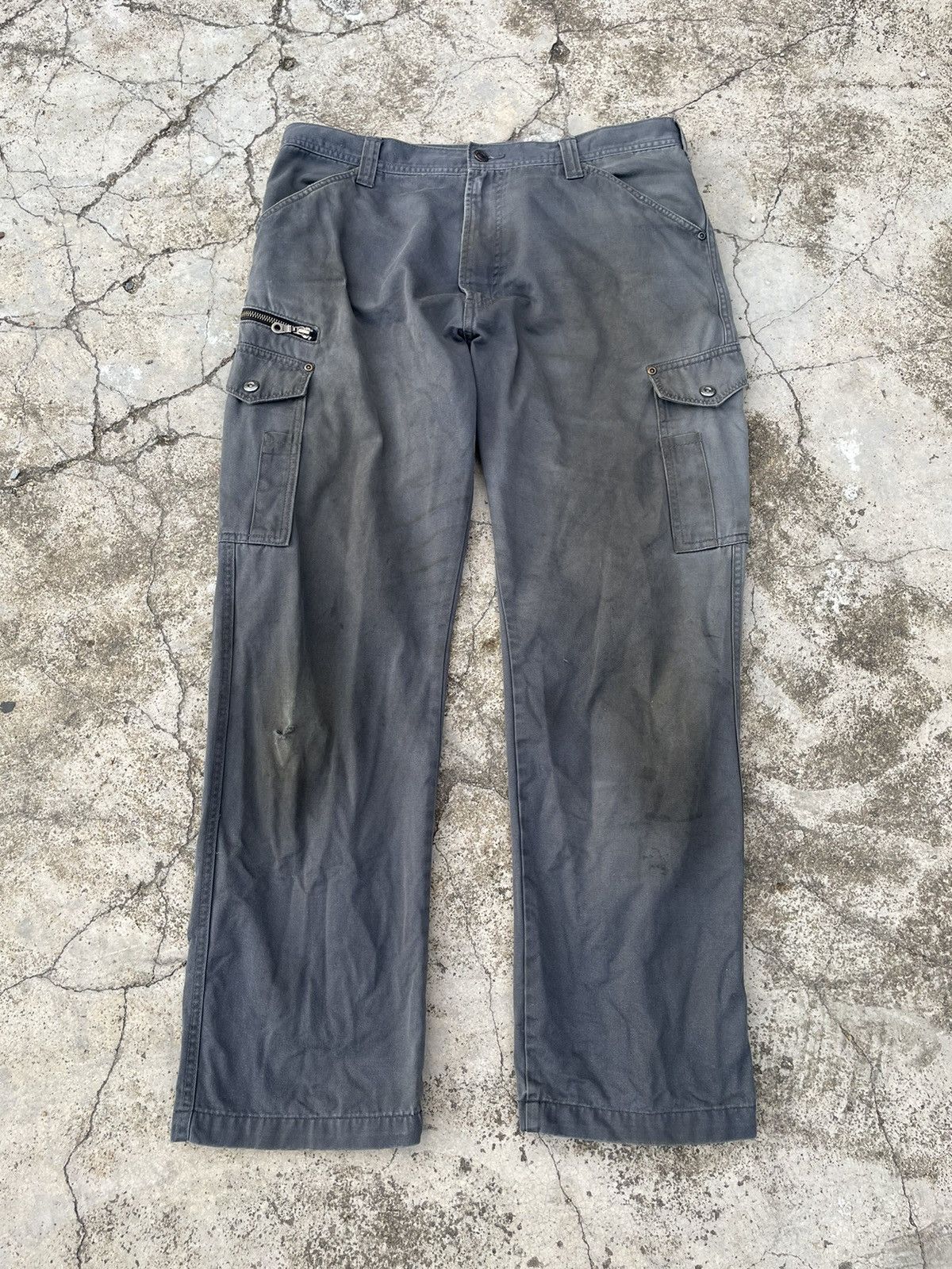 Japanese Brand Vintage Japanese Brand Cargo Pant Workwear Size US 34 / EU 50 - 2 Thumbnail
