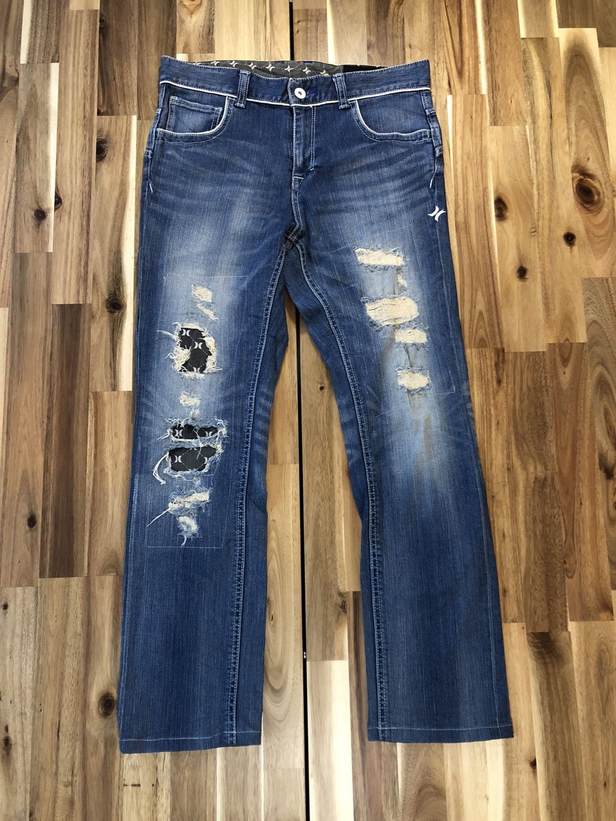 Hurley Hurley Design Distressed Denim Jeans Size US 30 / EU 46 - 1 Thumbnail