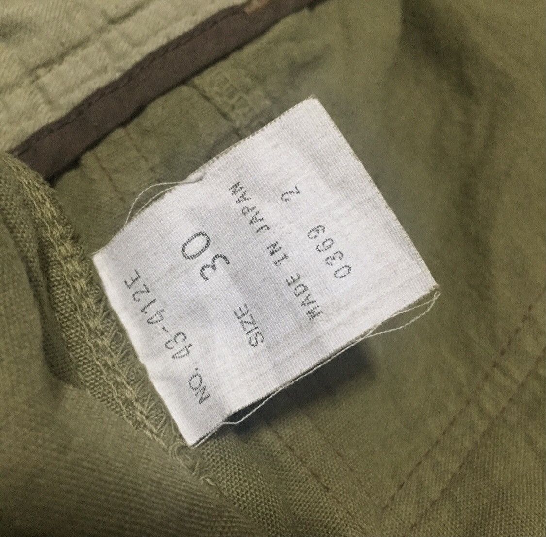 Japanese Brand × Spellbound × Vintage Japanese Brand Spellbound Olive Green Workpants Size US 32 / EU 48 - 5 Thumbnail
