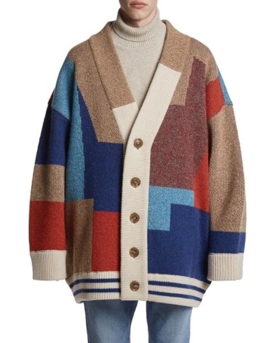 Trunk Project Trunk Project Color Mixed Wool Cardigan Jacket | Grailed