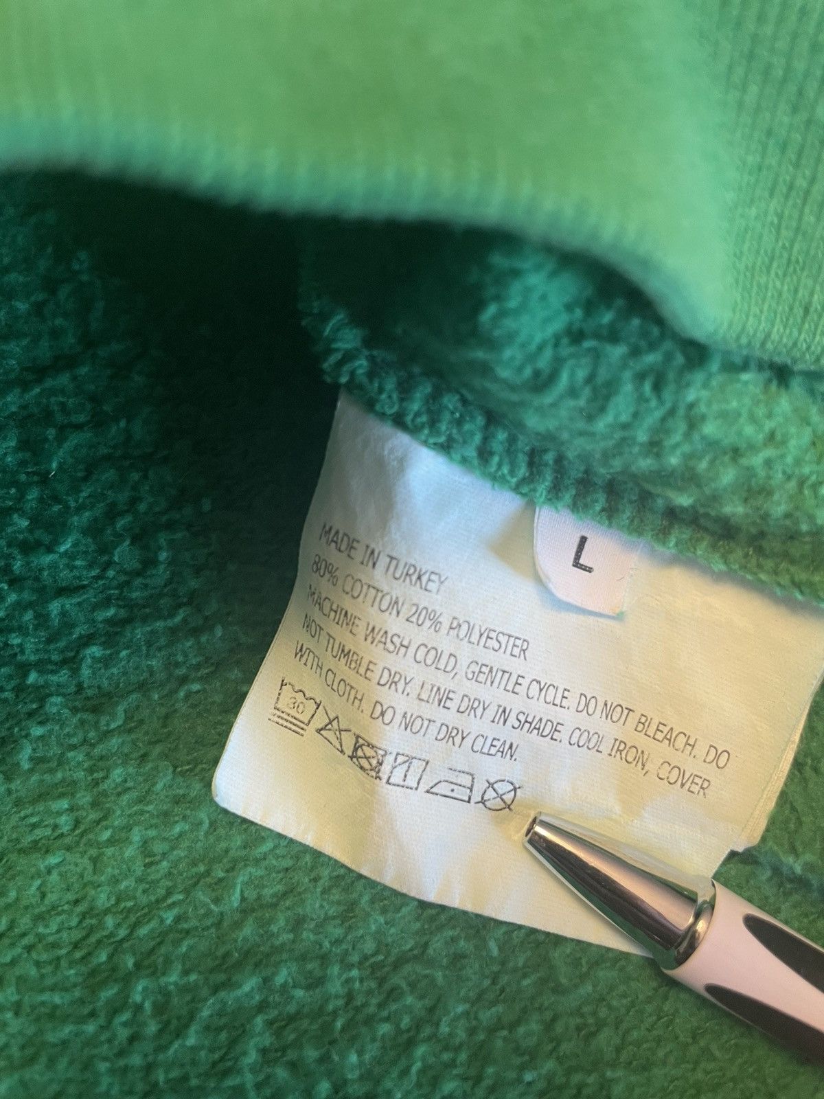 ERL Erl Hoodie Green Size US L / EU 52-54 / 3 - 5 Thumbnail