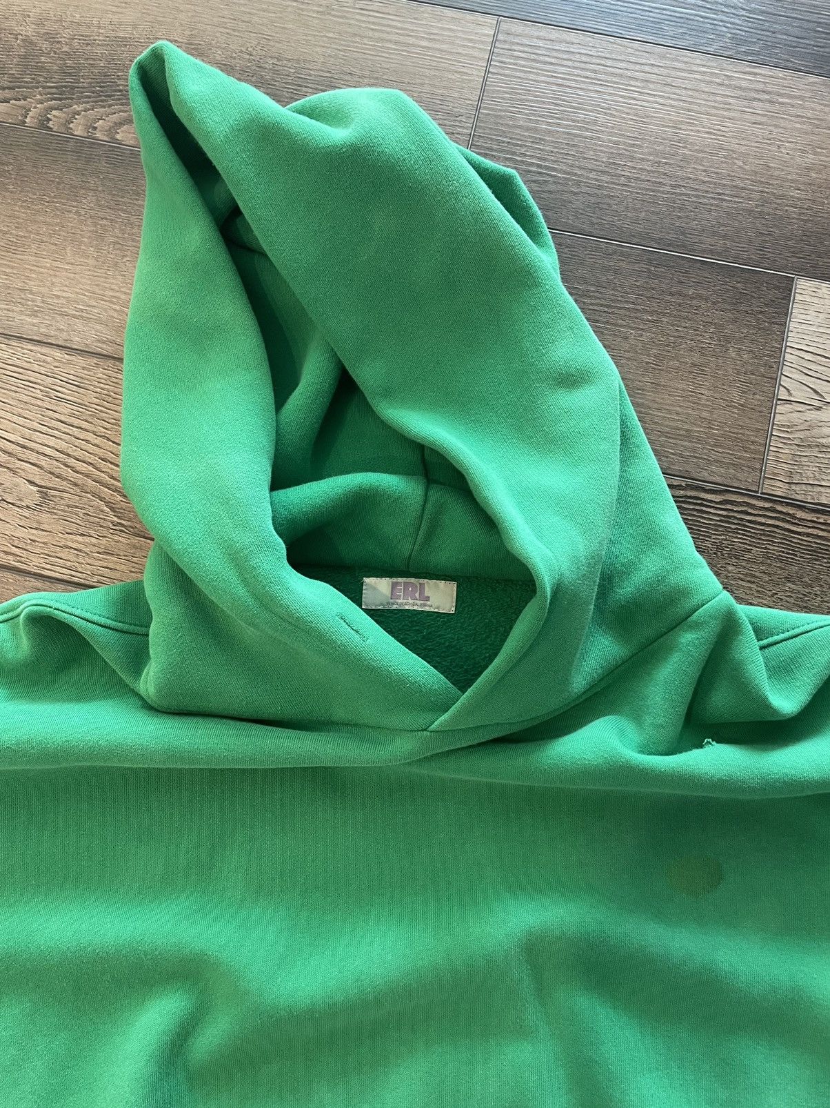 ERL Erl Hoodie Green Size US L / EU 52-54 / 3 - 1 Thumbnail