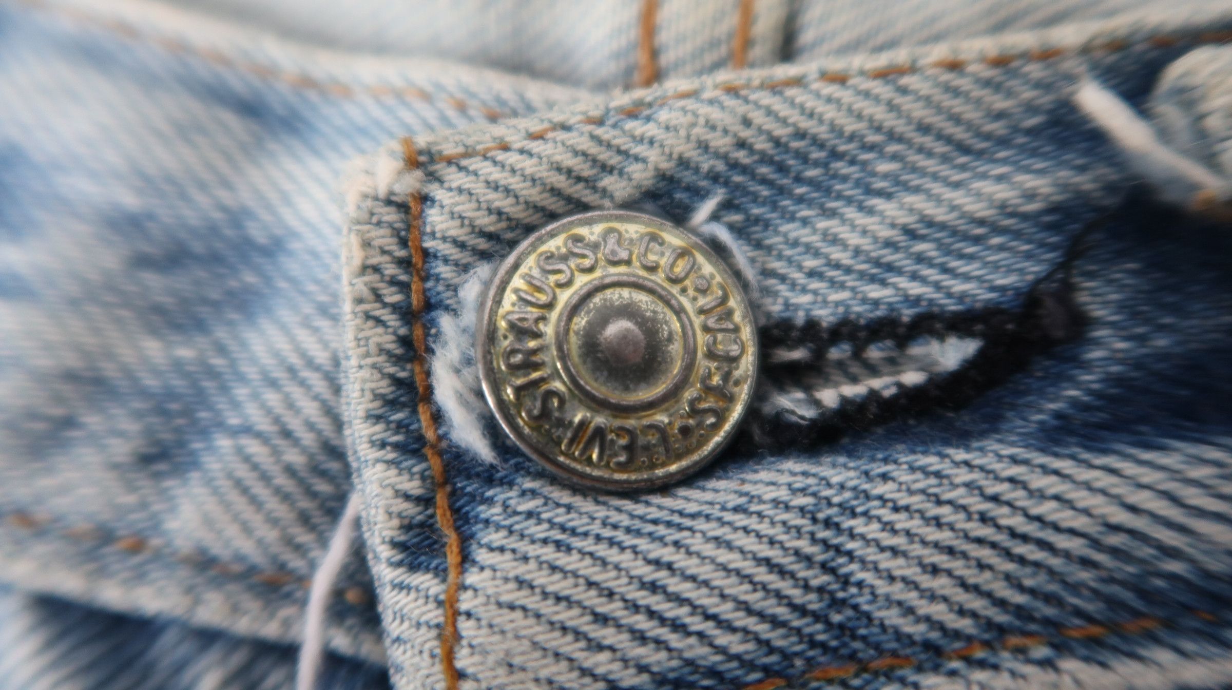 Levi's Vintage 80s Levi's 501 Big E Selvage Short Jeans Size US 30 / EU 46 - 15 Thumbnail