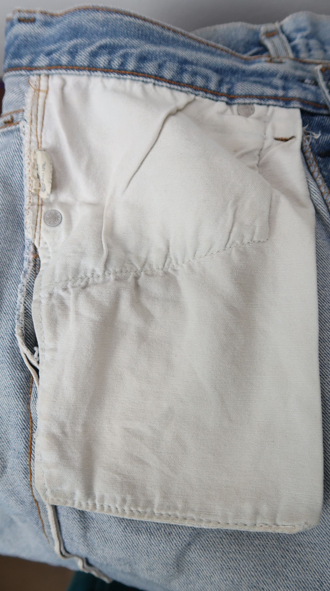 Levi's Vintage 80s Levi's 501 Big E Selvage Short Jeans Size US 30 / EU 46 - 19 Thumbnail