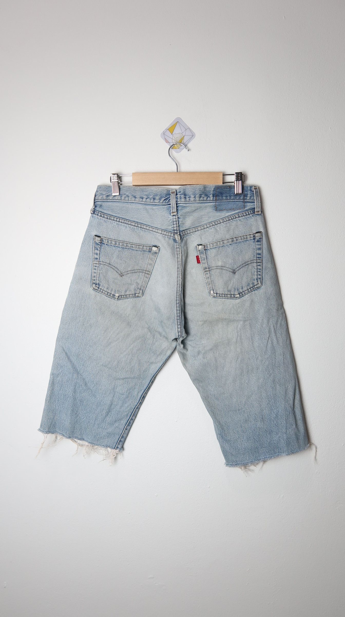 Levi's Vintage 80s Levi's 501 Big E Selvage Short Jeans Size US 30 / EU 46 - 11 Thumbnail