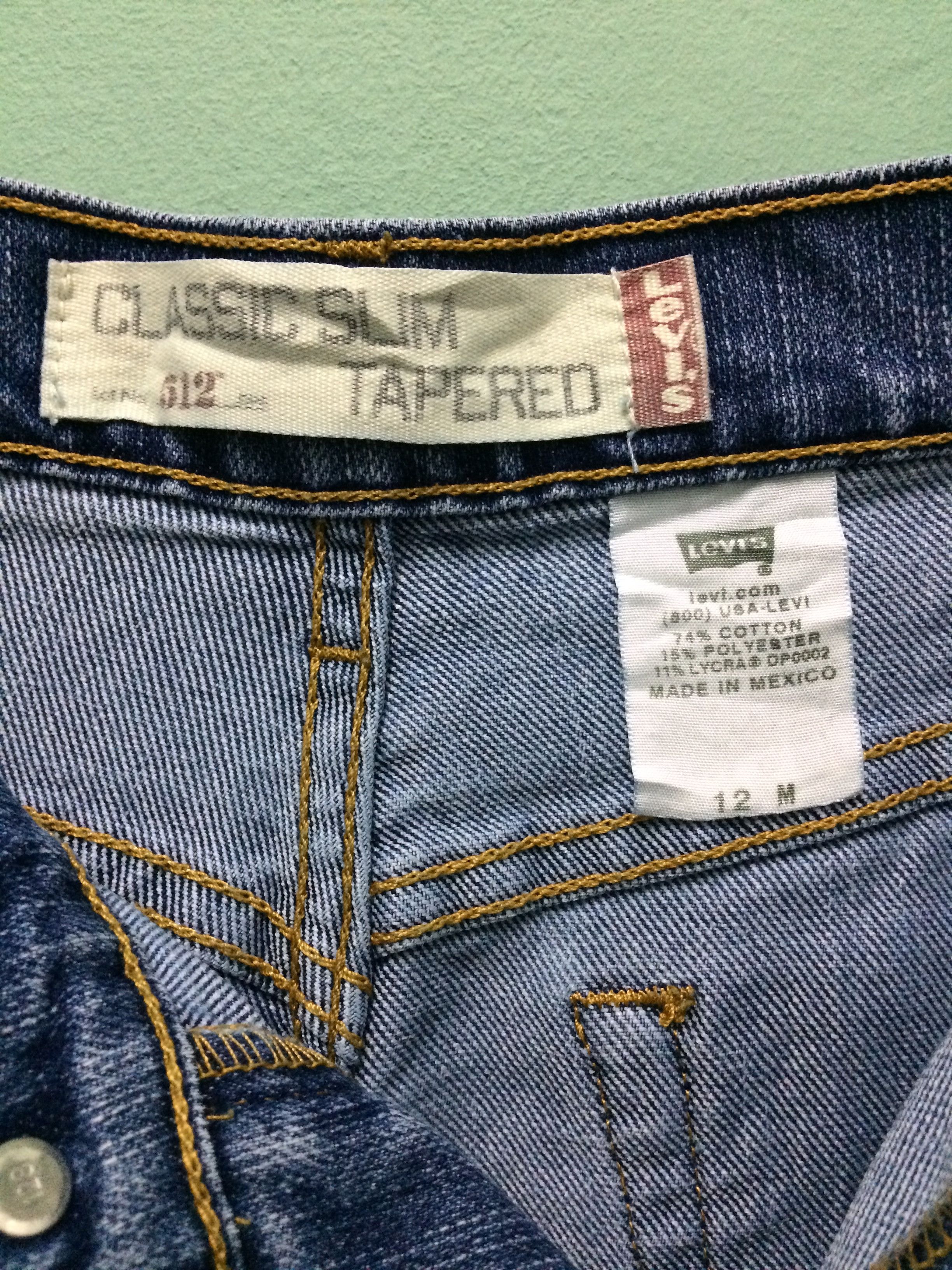 Levi's × Vintage Vintage Distressed Levis 512 Jeans #B-156 Size 28" / US 6 / IT 42 - 10 Thumbnail