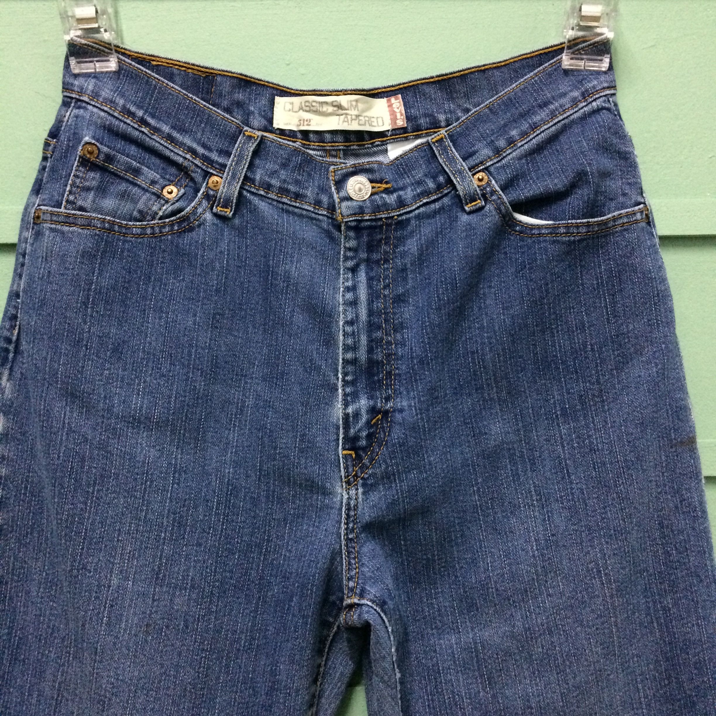 Levi's × Vintage Vintage Distressed Levis 512 Jeans #B-156 Size 28" / US 6 / IT 42 - 4 Thumbnail