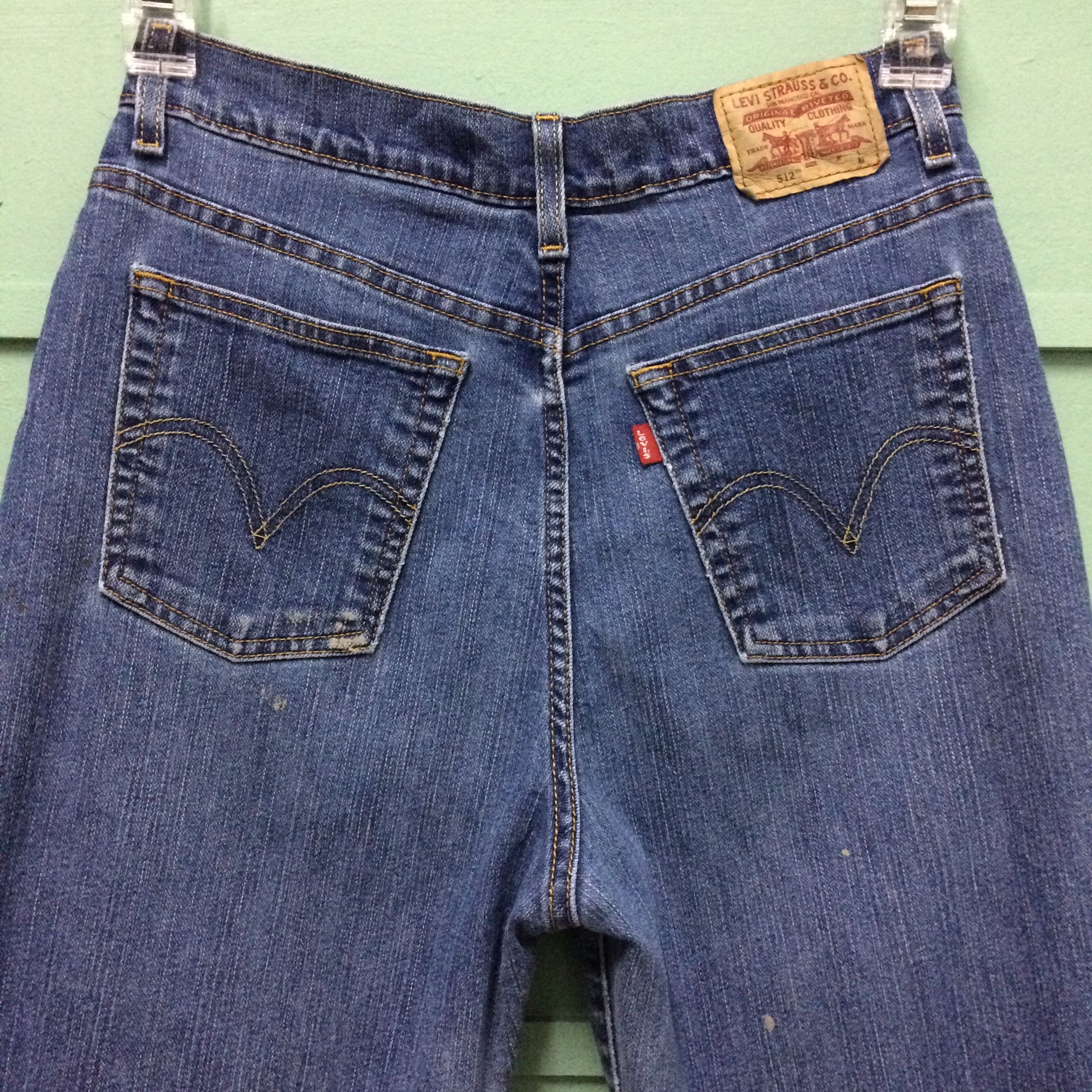 Levi's × Vintage Vintage Distressed Levis 512 Jeans #B-156 Size 28" / US 6 / IT 42 - 7 Thumbnail