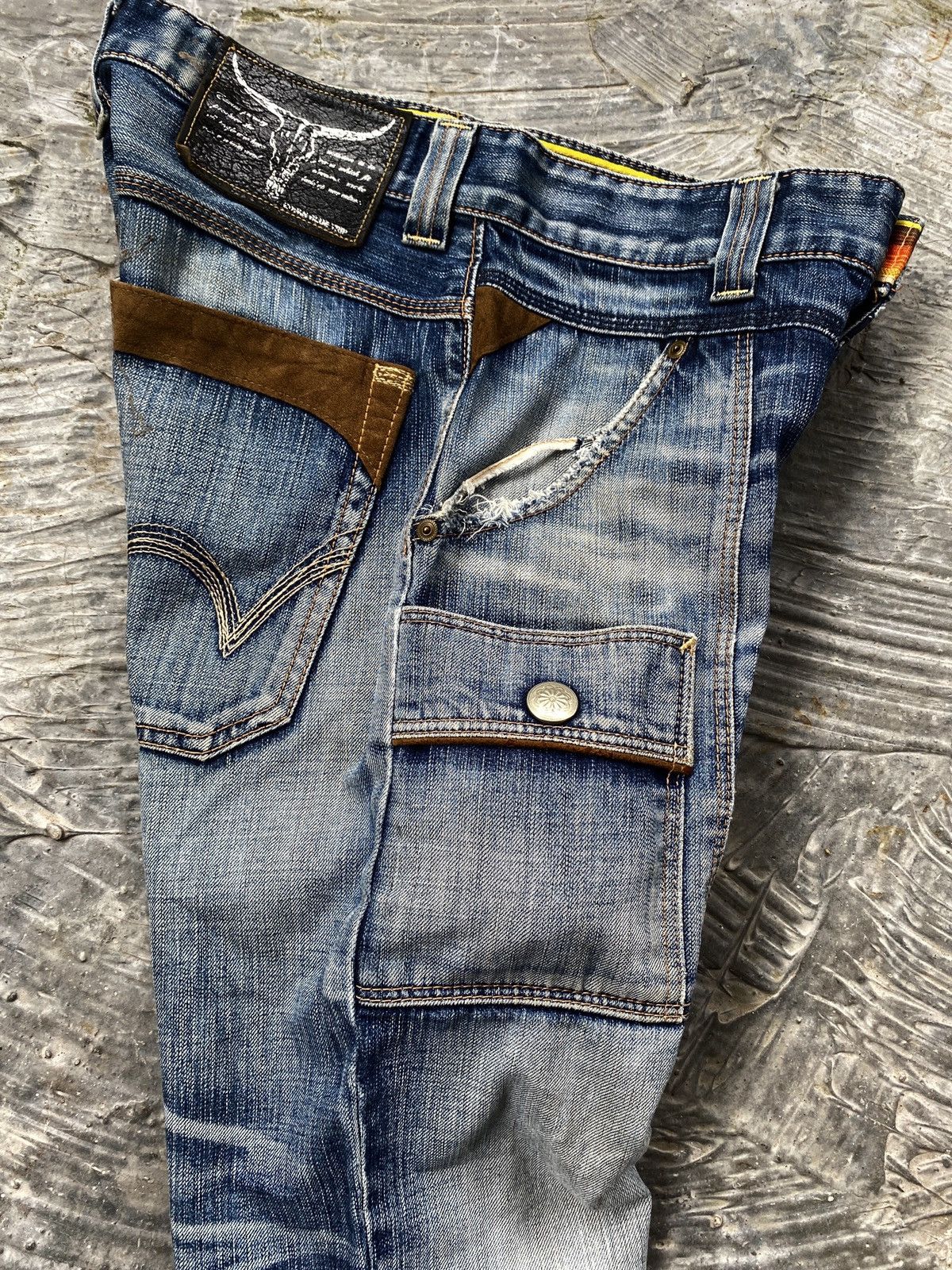 Edwin 💥Last Drop 💥Edwin Bushpant BlueTrip Pant Jeans Made in Japan Size US 31 - 19 Thumbnail