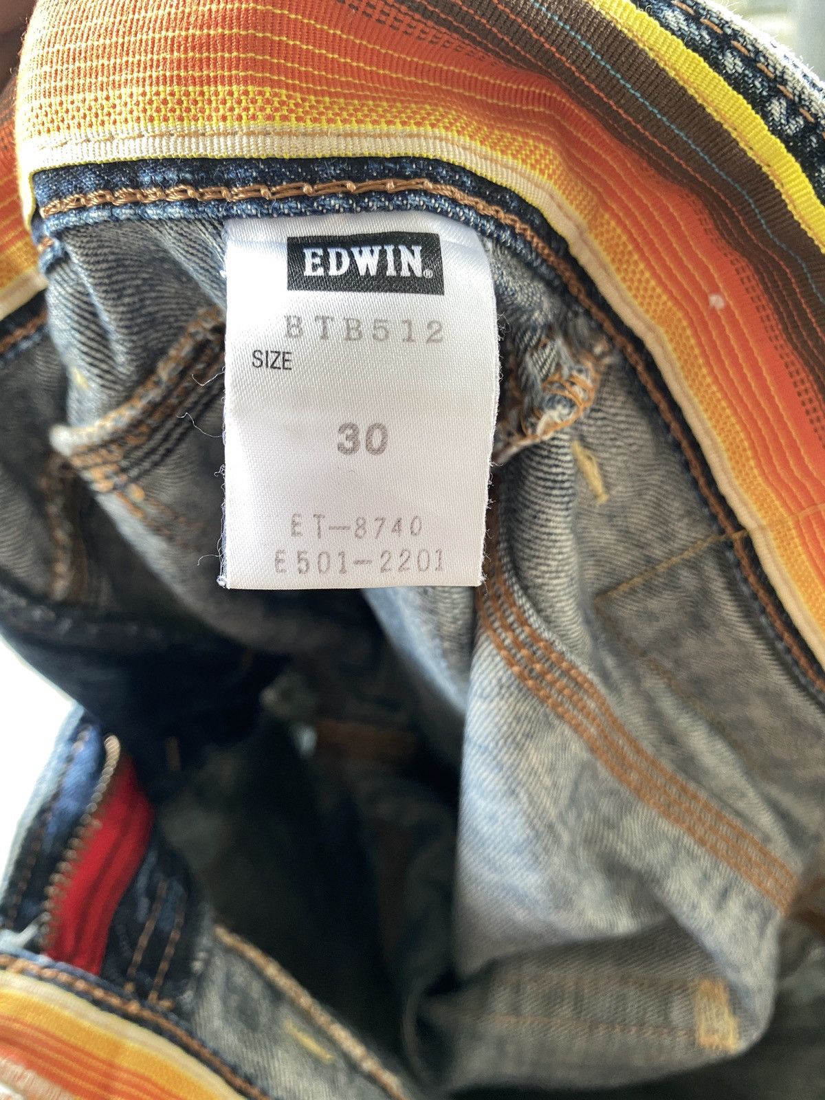 Edwin 💥Last Drop 💥Edwin Bushpant BlueTrip Pant Jeans Made in Japan Size US 31 - 20 Thumbnail
