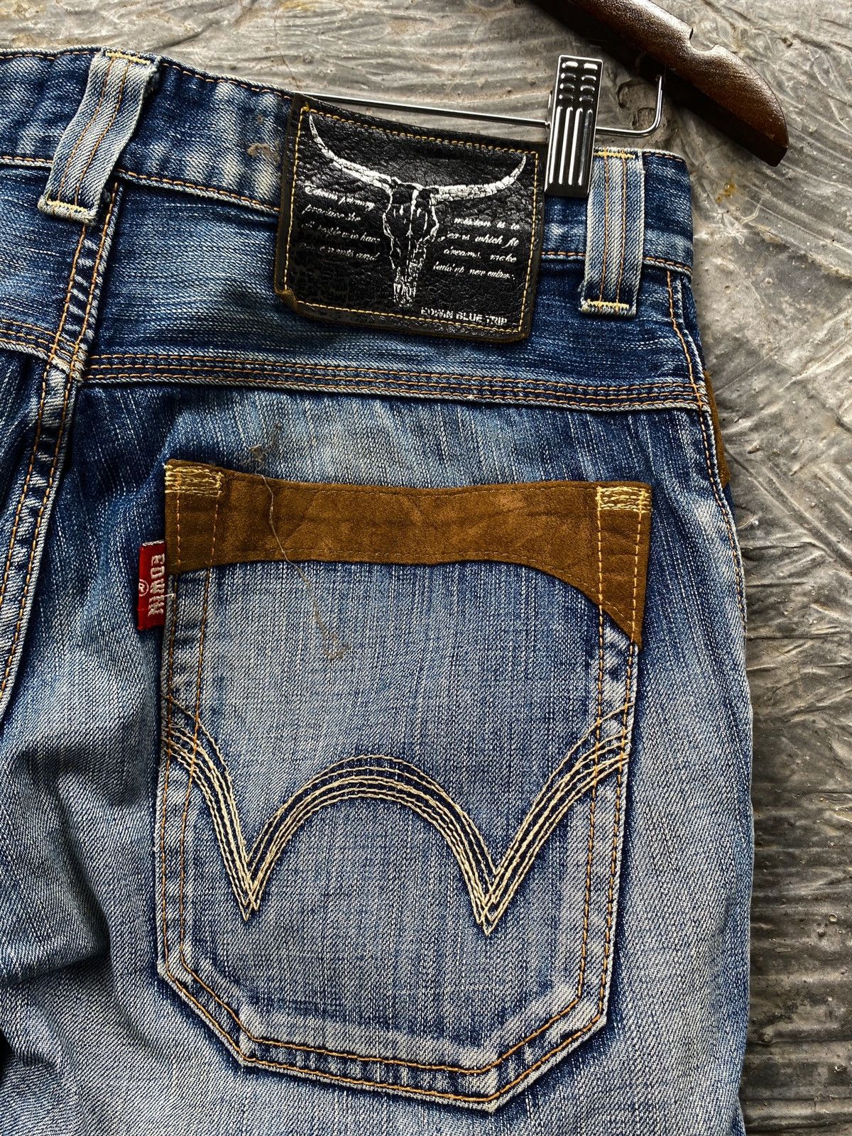 Edwin 💥Last Drop 💥Edwin Bushpant BlueTrip Pant Jeans Made in Japan Size US 31 - 19 Thumbnail
