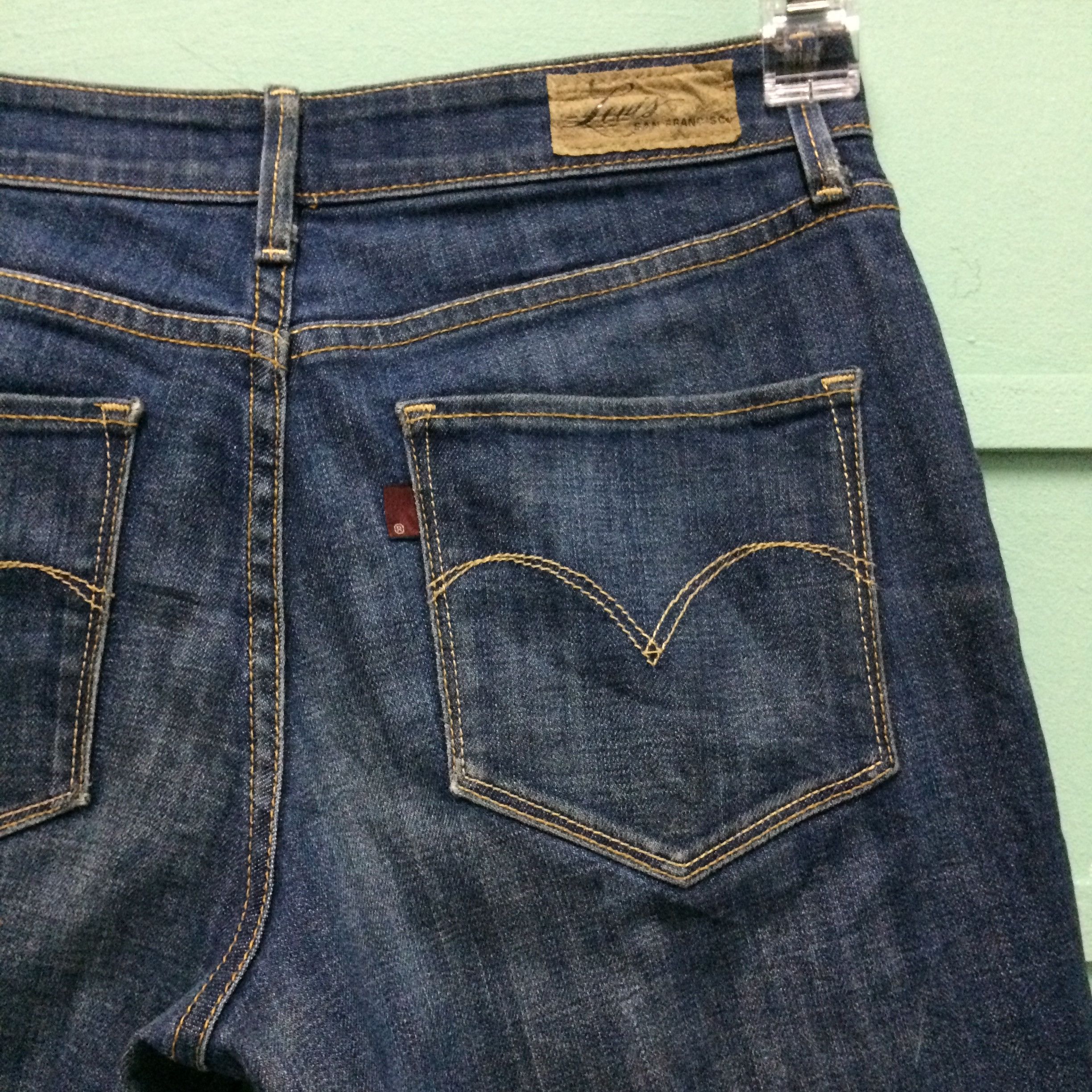 Levi's Vintage Distressed Levis Bold Curve Classic Bootcut #B-212 Size 29" - 8 Thumbnail