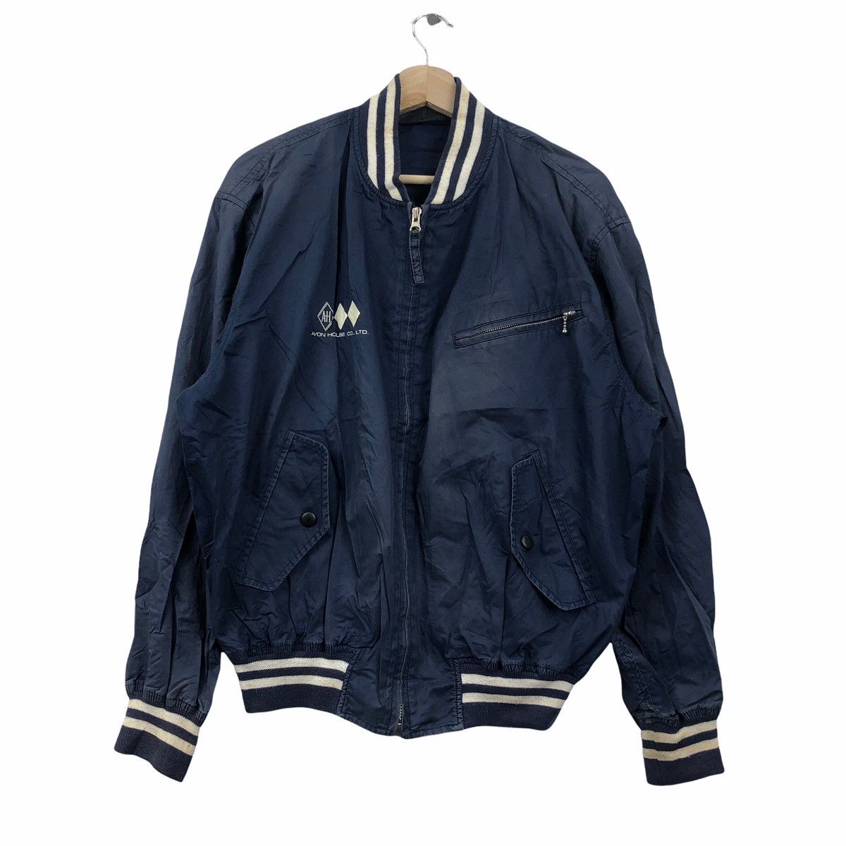 Vintage Vintage NAVI By AVON HOUSE Outdoor Windbreaker Jacket Size US XL / EU 56 / 4 - 2 Thumbnail