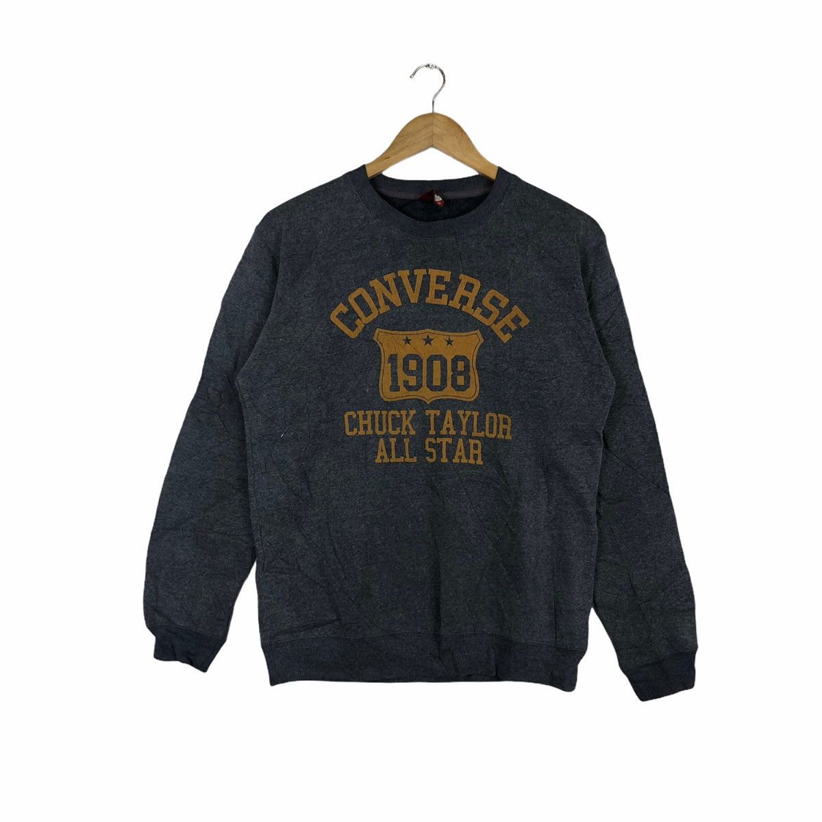 Converse VINTAGE CONVERSE ALL STAR SWEATSHIRT CASUAL JUMPER PULLOVER Size US S / EU 44-46 / 1 - 1 Thumbnail