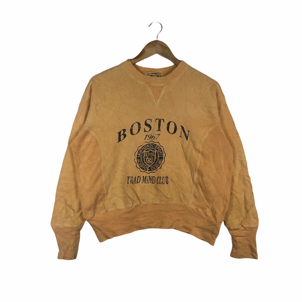 Vintage VINTAGE UNIVERSITY BOSTON SWEATSHIRT CASUAL JUMPER PULLOVER Size US M / EU 48-50 / 2 - 1 Thumbnail