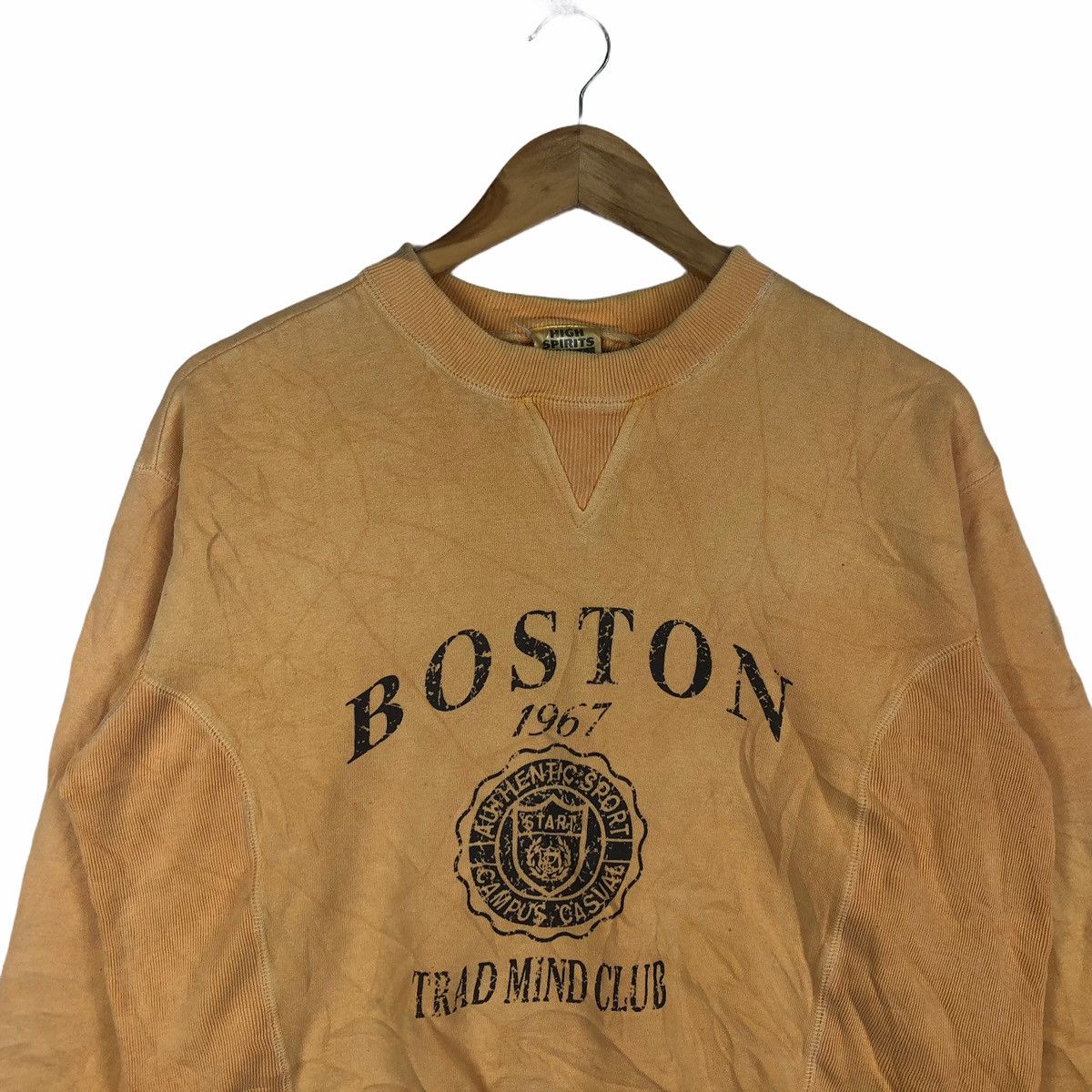 Vintage VINTAGE UNIVERSITY BOSTON SWEATSHIRT CASUAL JUMPER PULLOVER Size US M / EU 48-50 / 2 - 2 Thumbnail