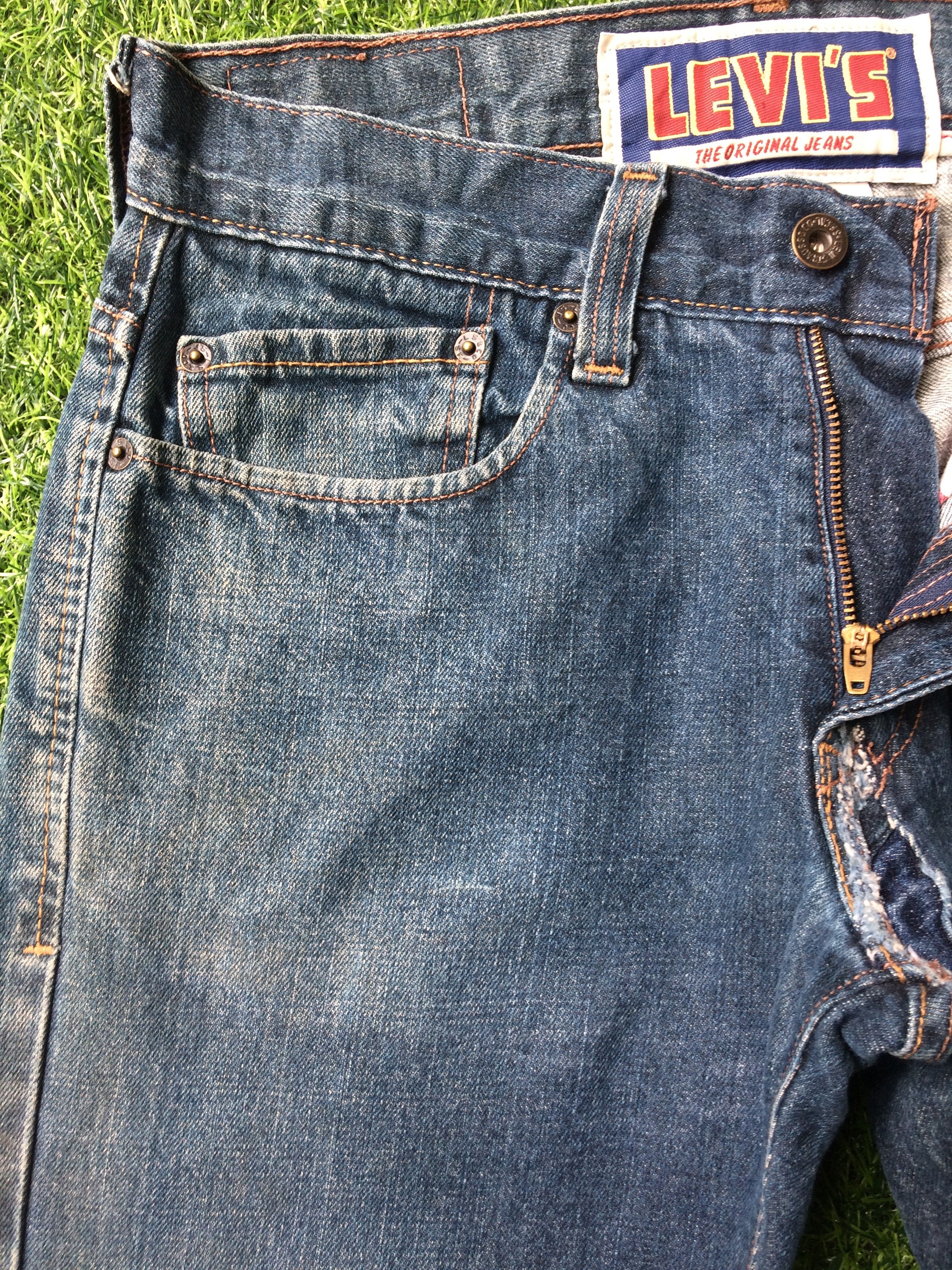 Levi's × Vintage Vintage Distressed Levis 511 Ripped Jeans #B-412 Size US 29 - 3 Thumbnail