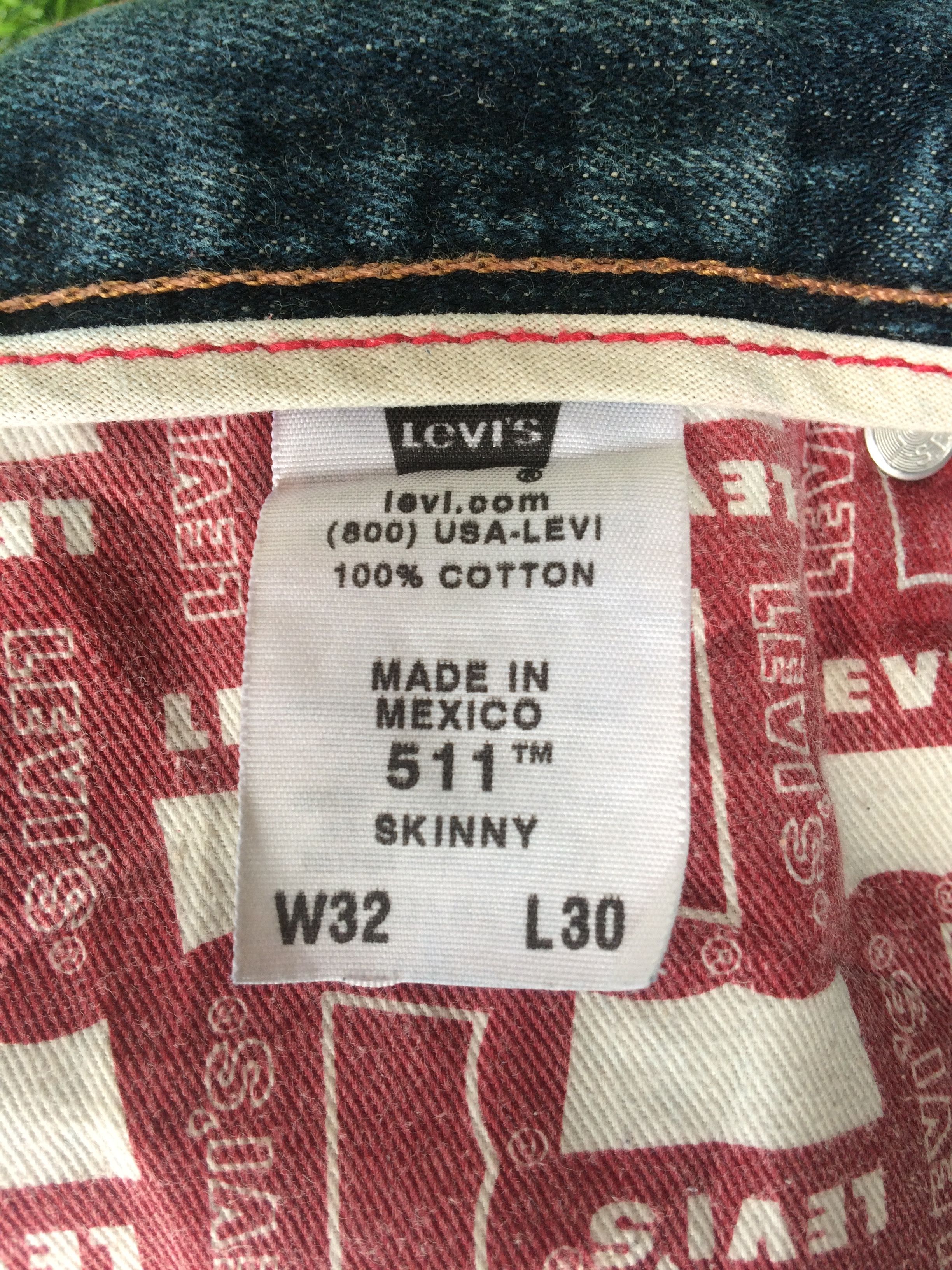 Levi's × Vintage Vintage Distressed Levis 511 Ripped Jeans #B-412 Size US 29 - 12 Thumbnail