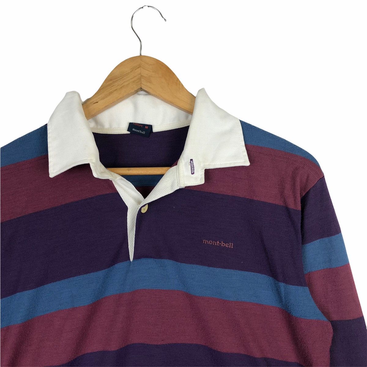 Montbell MONTBELL COLAR POLOS SHIRT CASUAL JUMPER Size US M / EU 48-50 / 2 - 2 Thumbnail