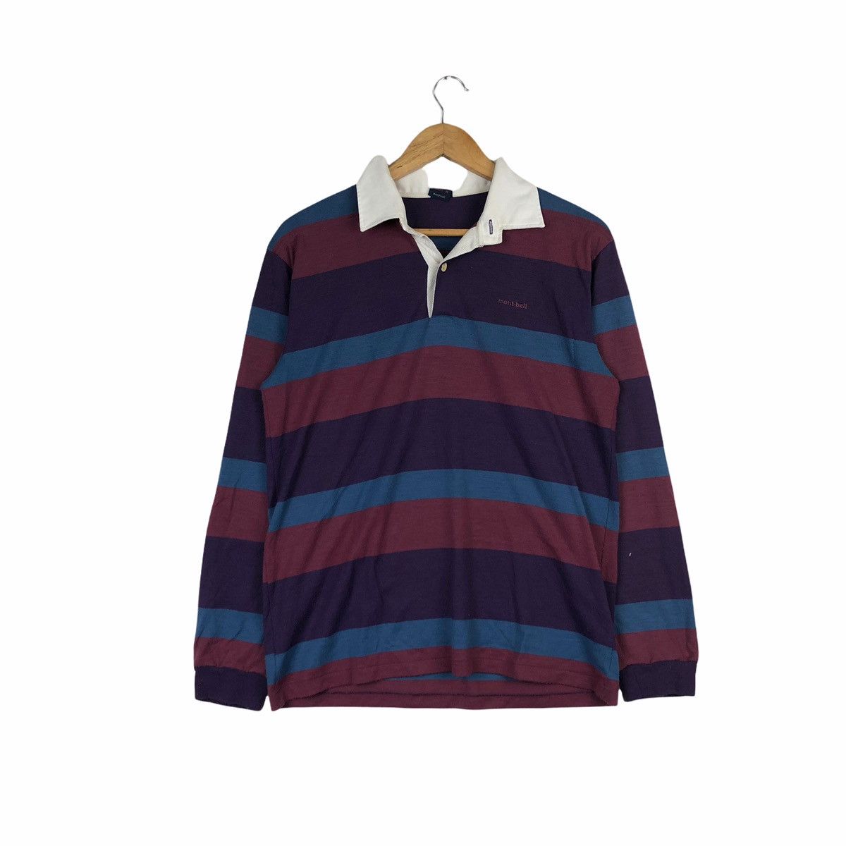 Montbell MONTBELL COLAR POLOS SHIRT CASUAL JUMPER Size US M / EU 48-50 / 2 - 1 Thumbnail