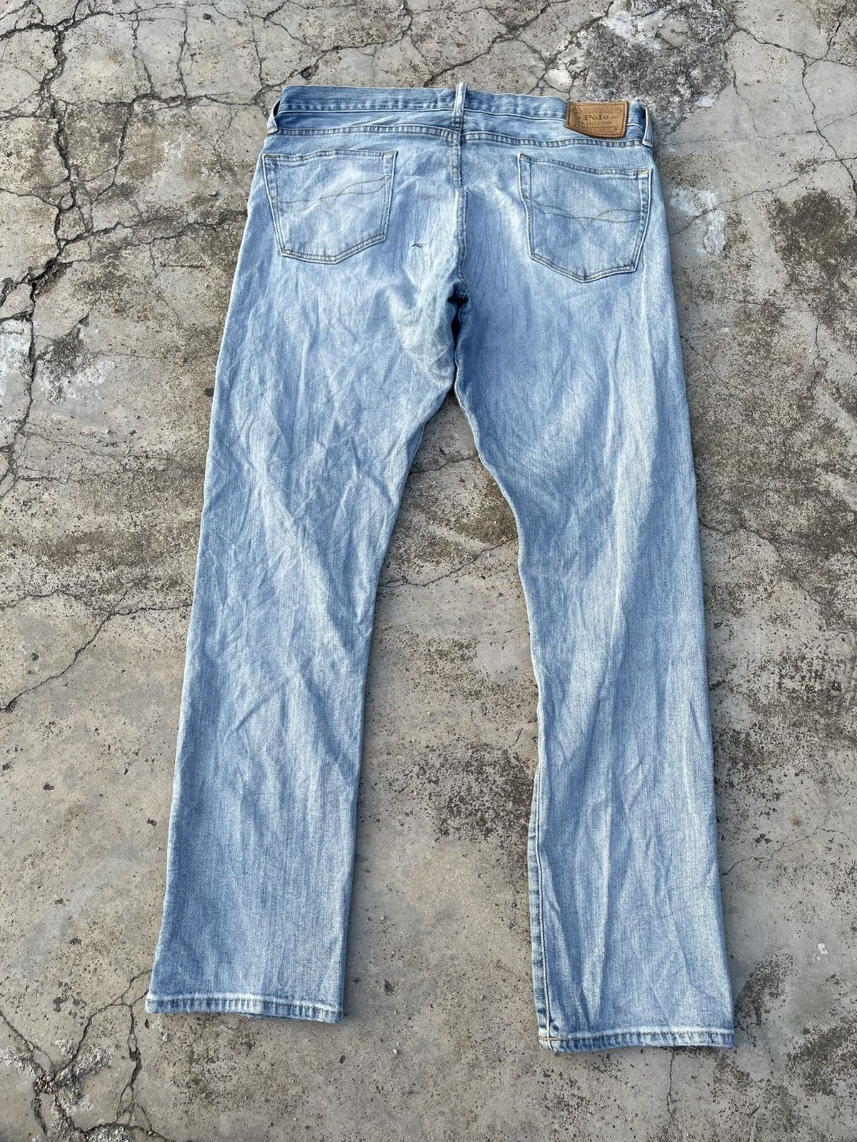 Polo Ralph Lauren Vintage Polo Ralph Lauren Denim Light Wash Jeans Size US 36 / EU 52 - 2 Thumbnail