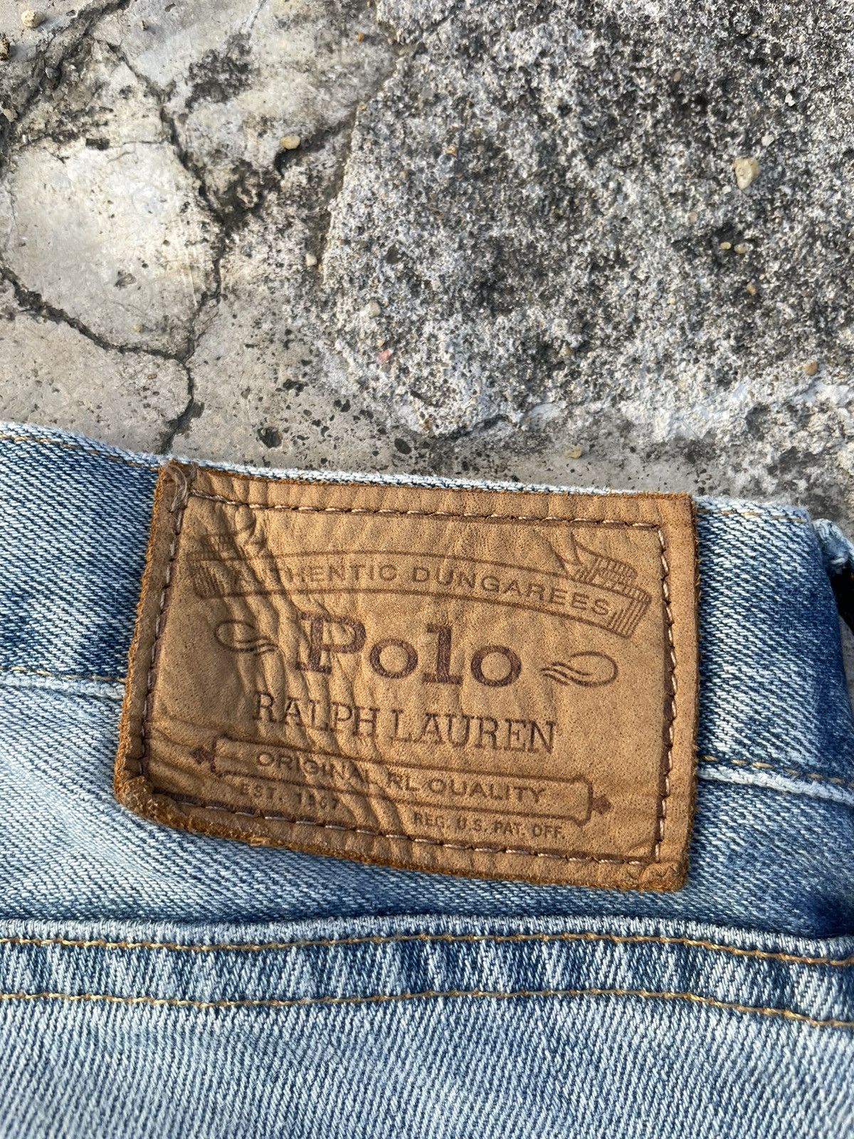 Polo Ralph Lauren Vintage Polo Ralph Lauren Denim Light Wash Jeans Size US 36 / EU 52 - 7 Thumbnail