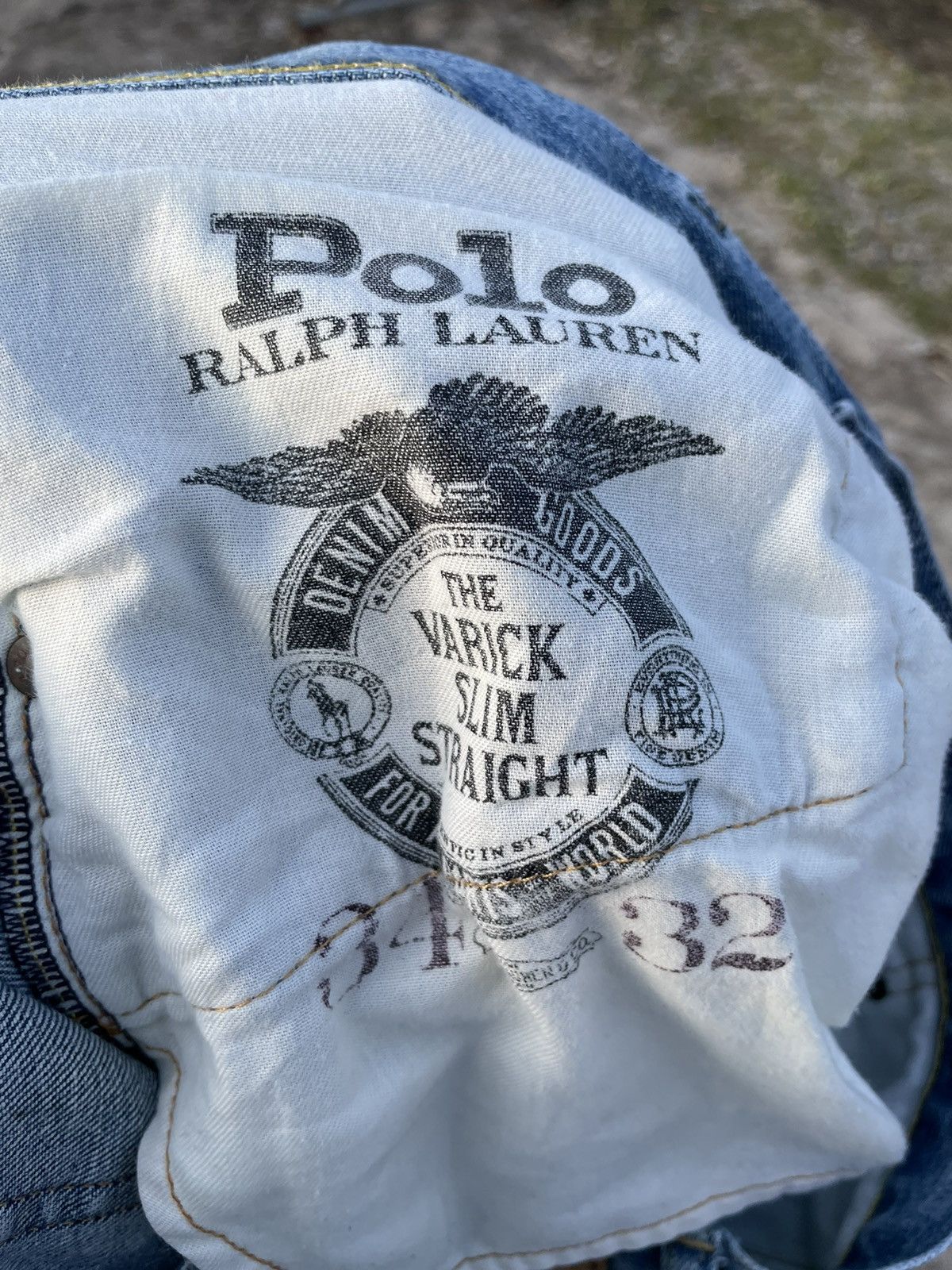 Polo Ralph Lauren Vintage Polo Ralph Lauren Denim Light Wash Jeans Size US 36 / EU 52 - 5 Thumbnail