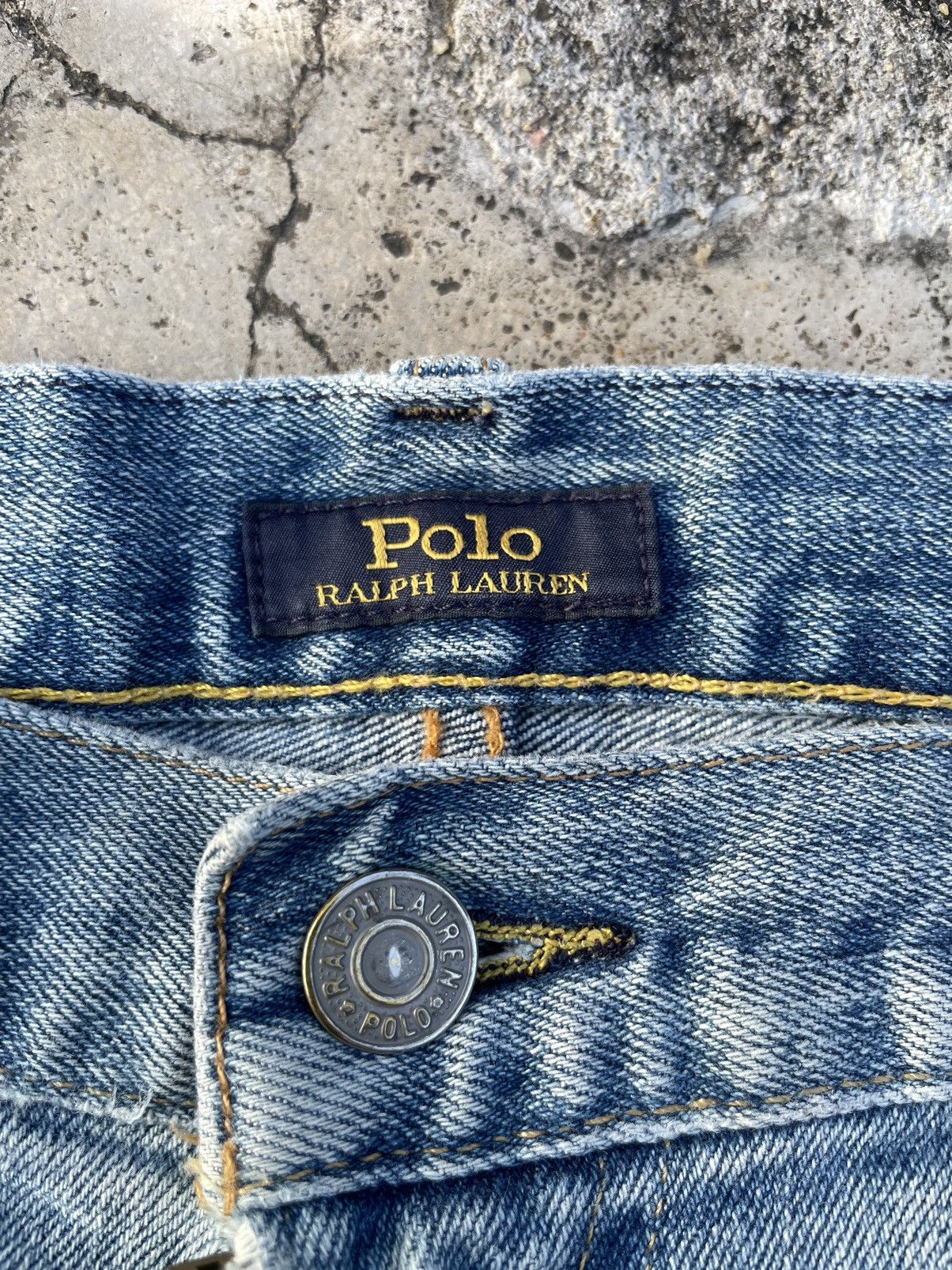 Polo Ralph Lauren Vintage Polo Ralph Lauren Denim Light Wash Jeans Size US 36 / EU 52 - 3 Thumbnail