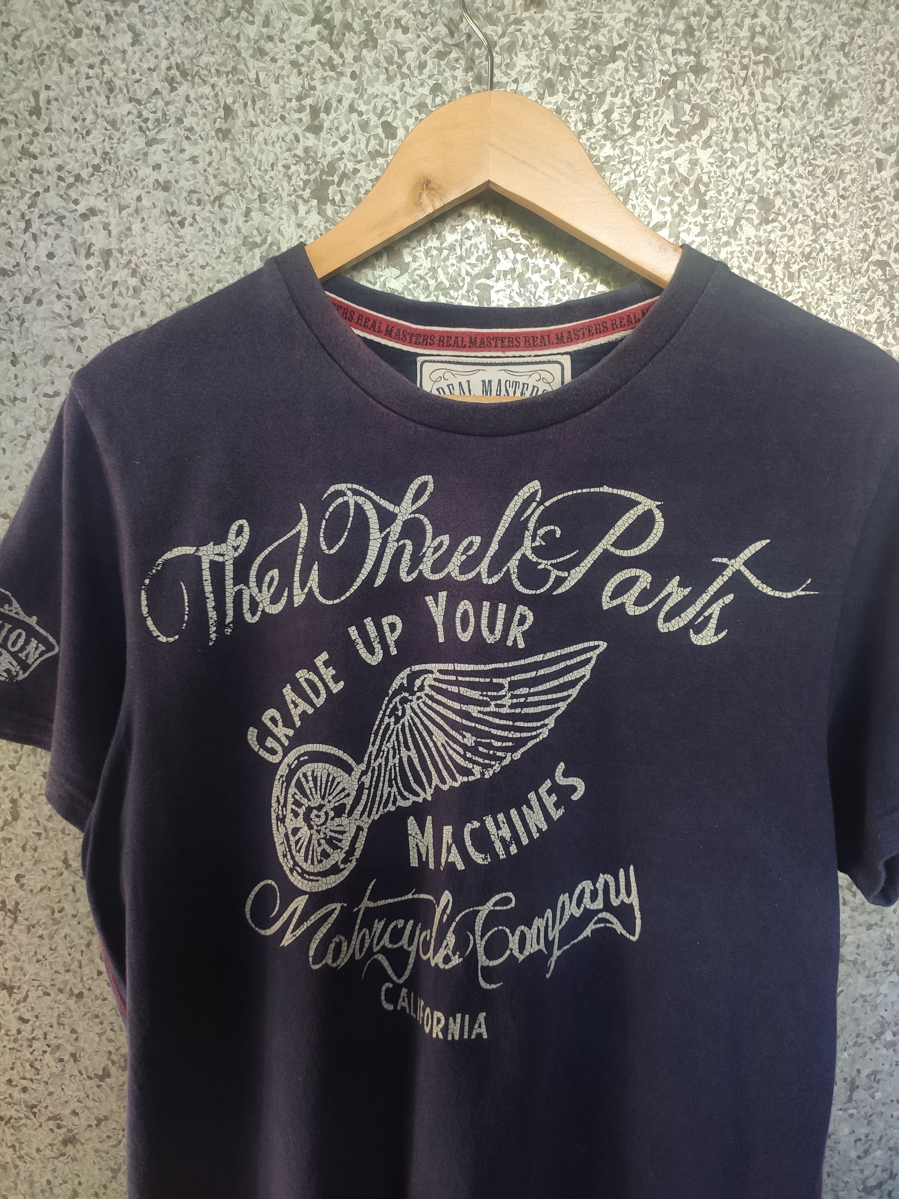Sports Specialties 🔥 Vtg Real Master's the wheel parts tees Indian motorcycle Size US M / EU 48-50 / 2 - 3 Thumbnail