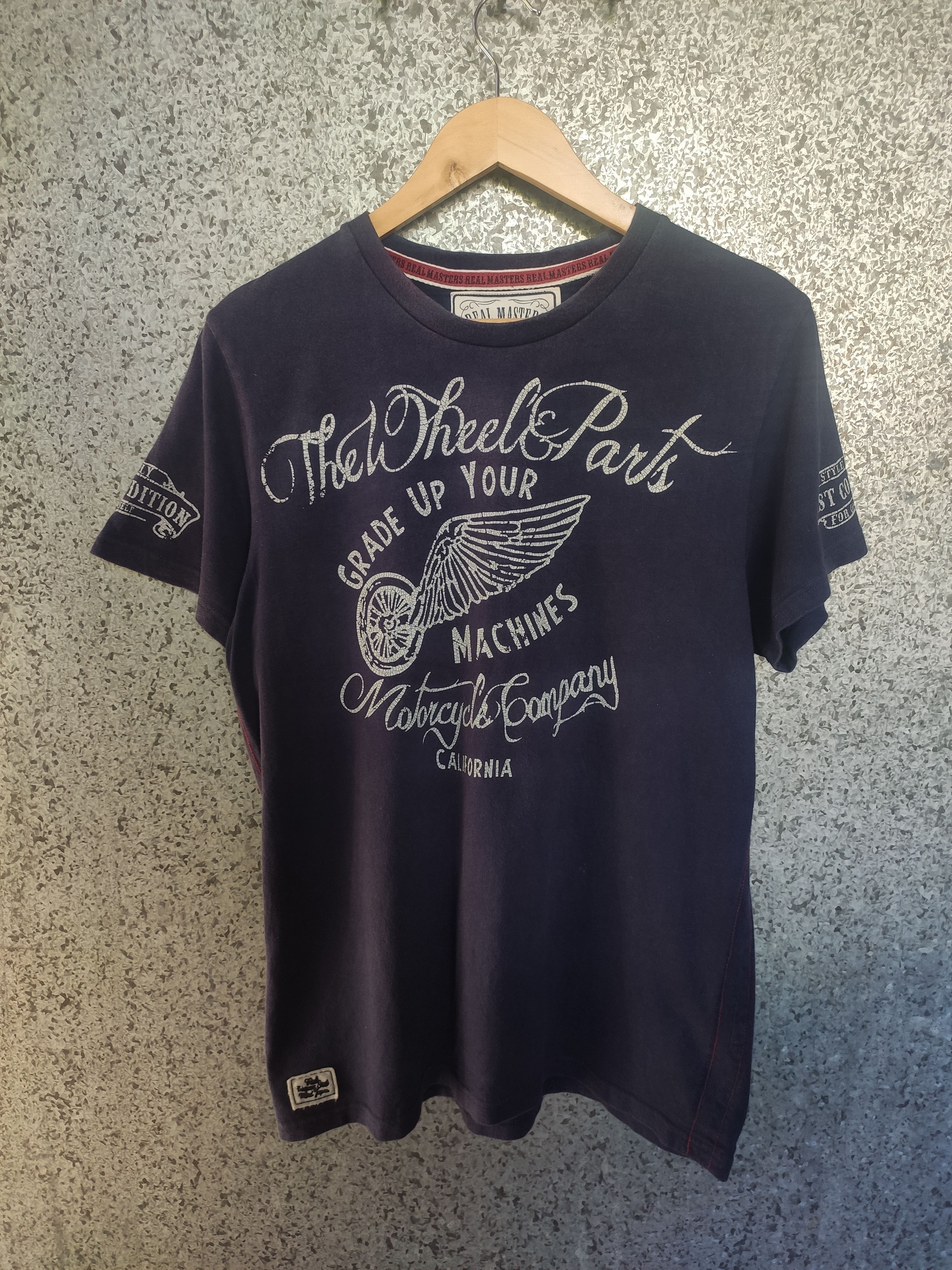 Sports Specialties 🔥 Vtg Real Master's the wheel parts tees Indian motorcycle Size US M / EU 48-50 / 2 - 4 Thumbnail