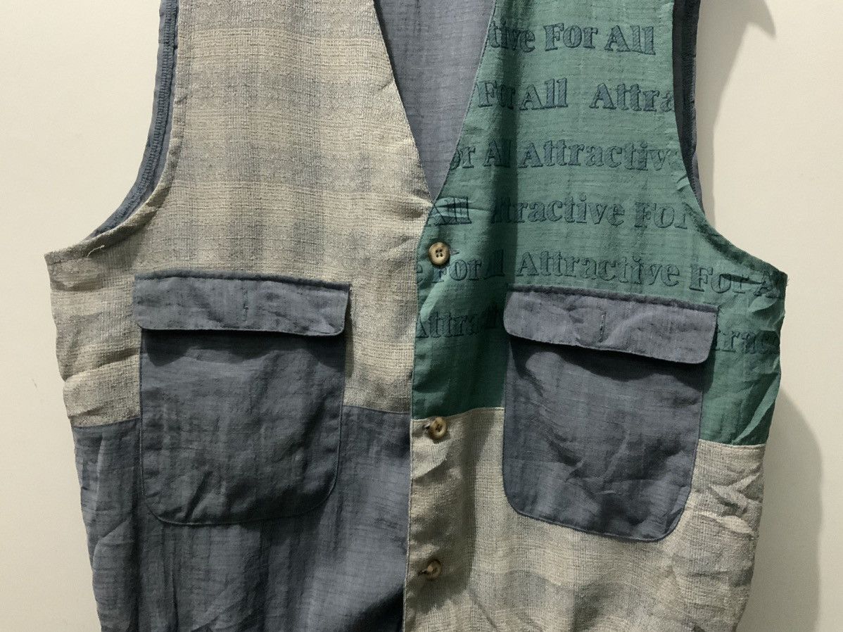 Japanese Brand Vintage Japan Patchwork Kapital Style Vest Size US M / EU 48-50 / 2 - 3 Thumbnail