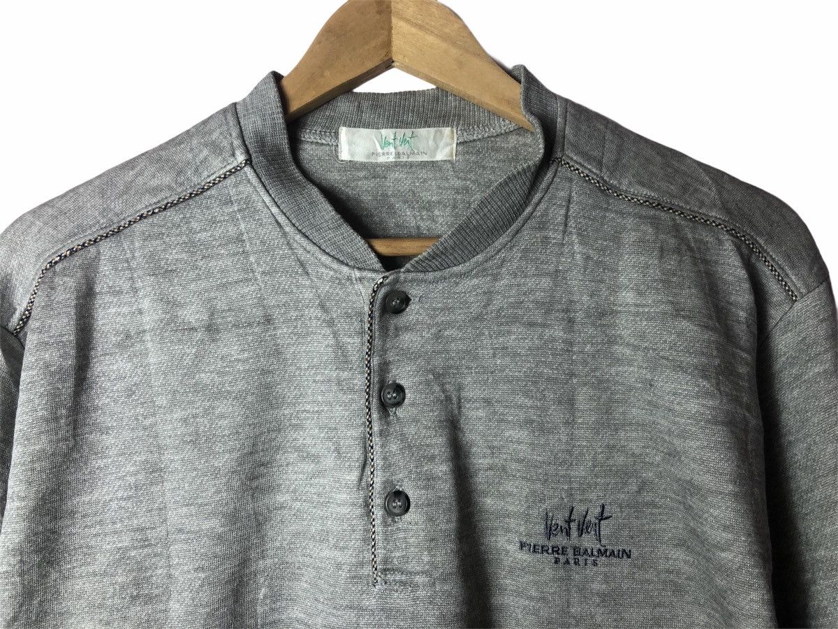 Pierre Balmain VENT VENT PIERRE BALMAIN PARIS GREY SWEATSHIRT Size US XL / EU 56 / 4 - 2 Thumbnail