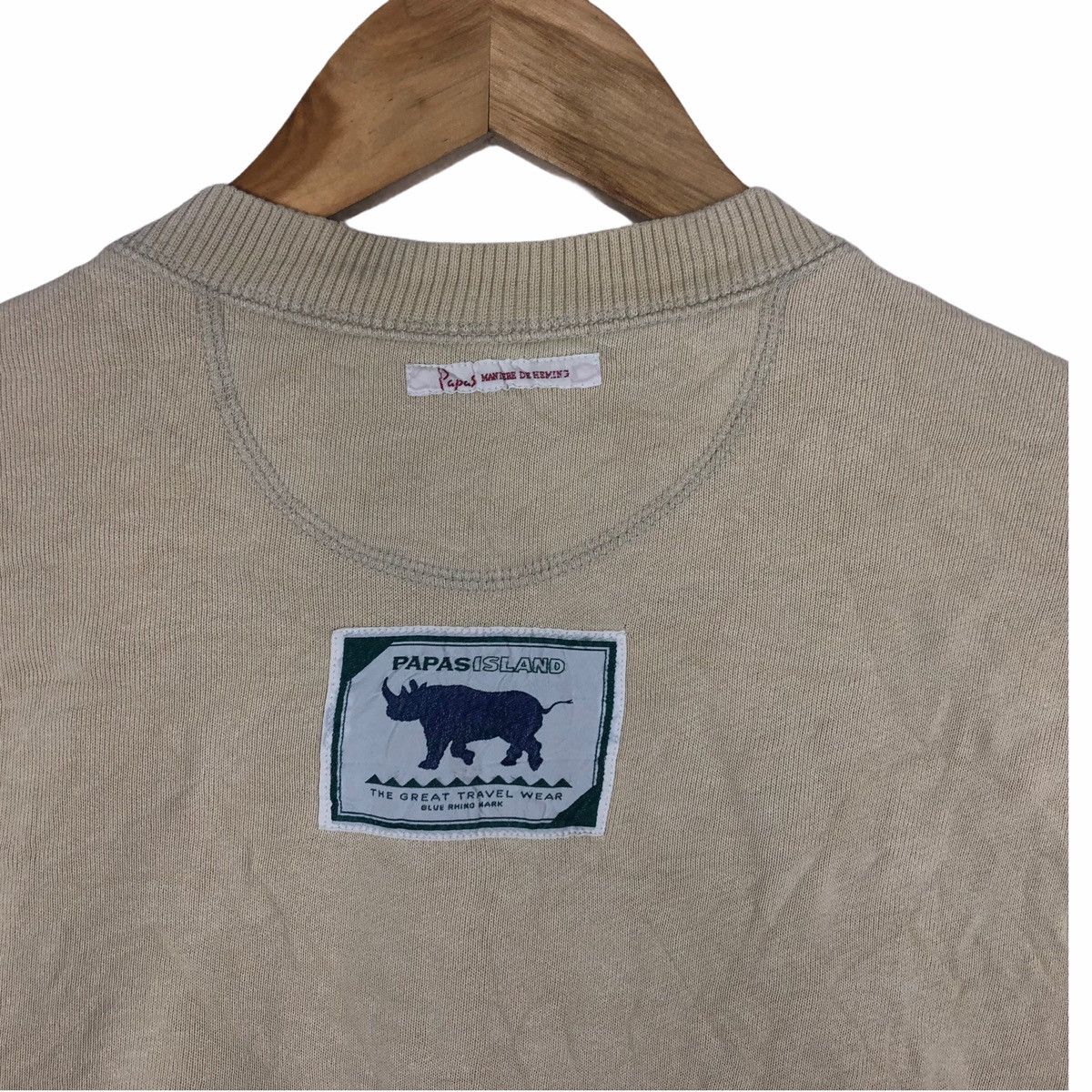Vintage VINTAGE PAPAS SWEATSHIRT FULL BUTTON CASUAL JUMPER PULLOVER Size US XL / EU 56 / 4 - 4 Thumbnail
