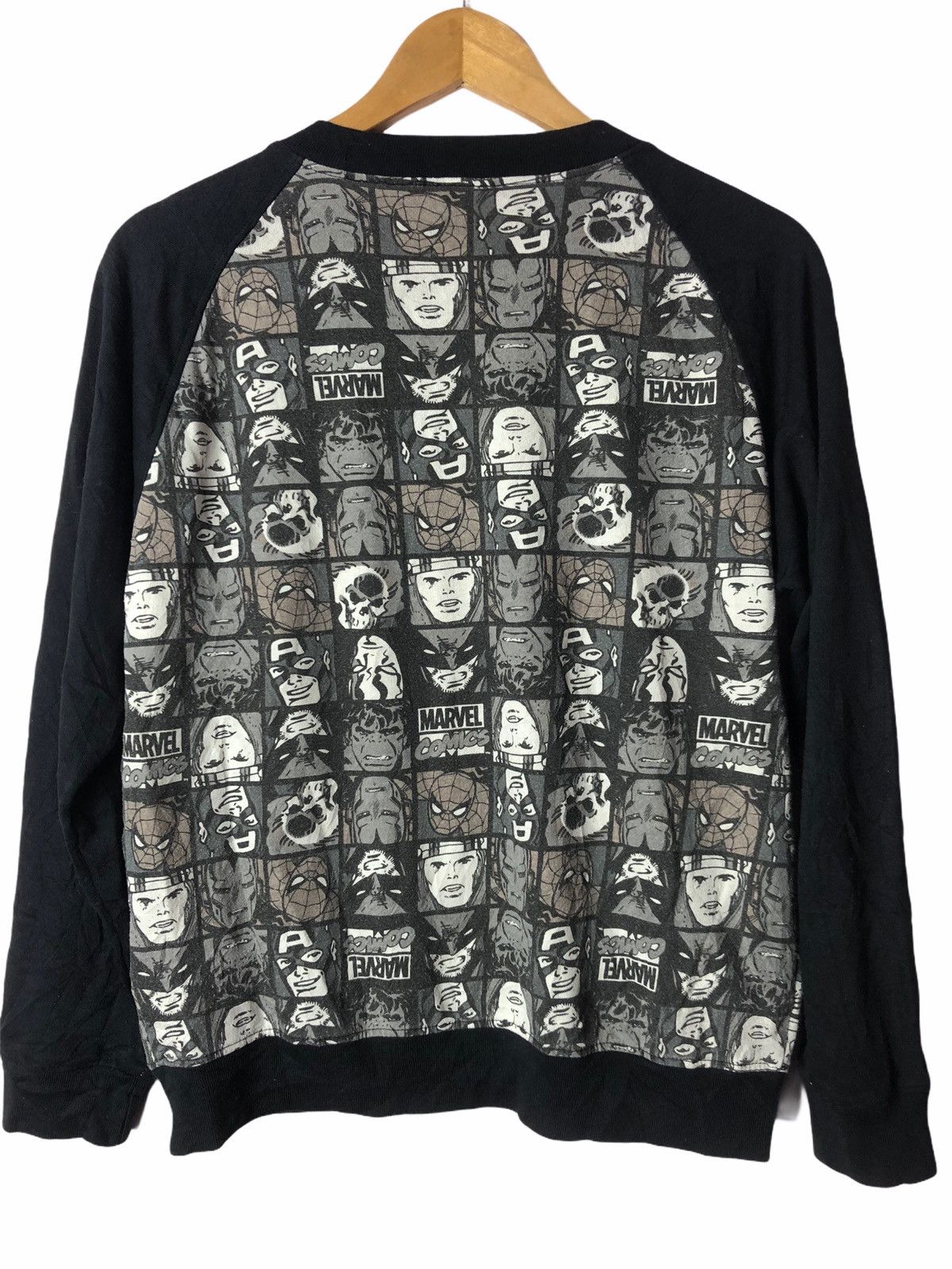 Marvel Comics MARVEL COMICS FULL PRINT CHARACTER BLACK SWEATSHIRT Size US L / EU 52-54 / 3 - 3 Thumbnail