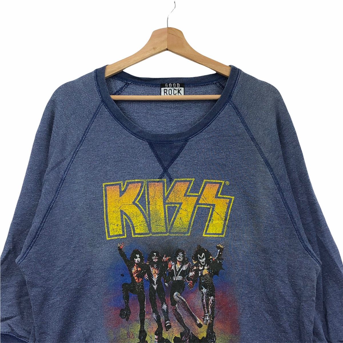 Vintage Vintage KISS BAND ROCK Promo Tour Sweatshirts Size US XL / EU 56 / 4 - 3 Thumbnail