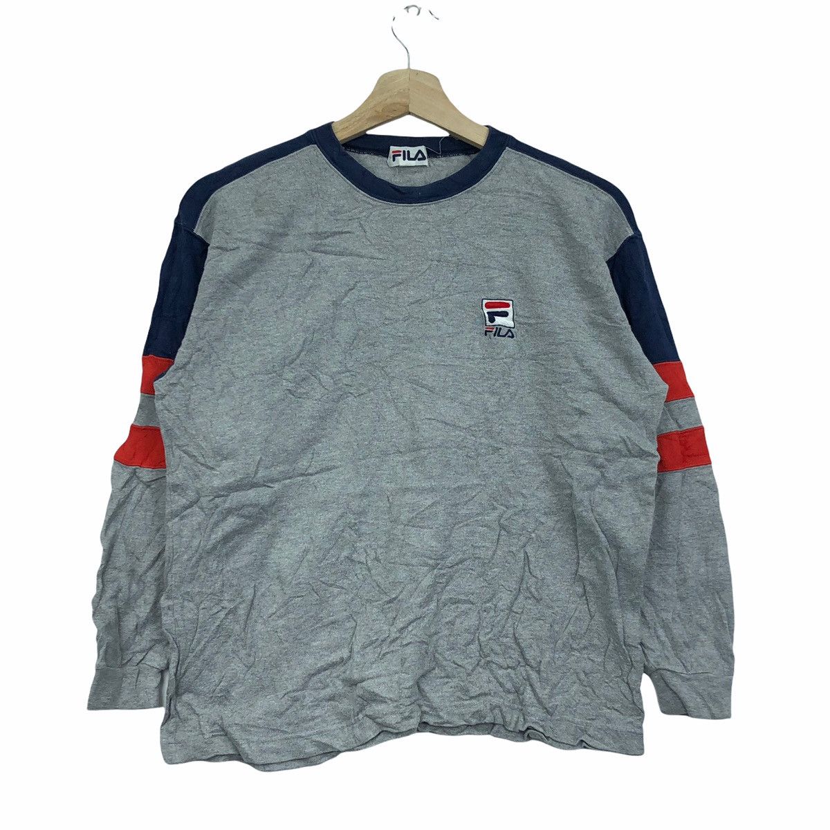 Fila Vintage FILA BIELLA ITALIA Small Logo Long Sleeves Size US M / EU 48-50 / 2 - 1 Thumbnail