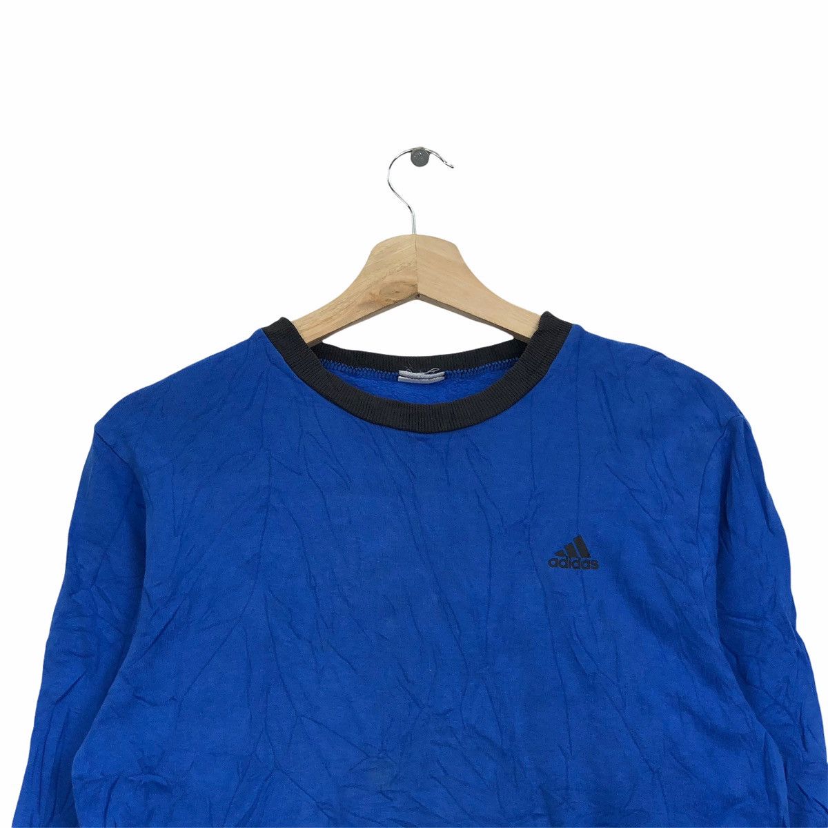 Adidas Vintage Adidas Sportswear Plain Long Sleeves Sweatshirts Size US S / EU 44-46 / 1 - 3 Thumbnail