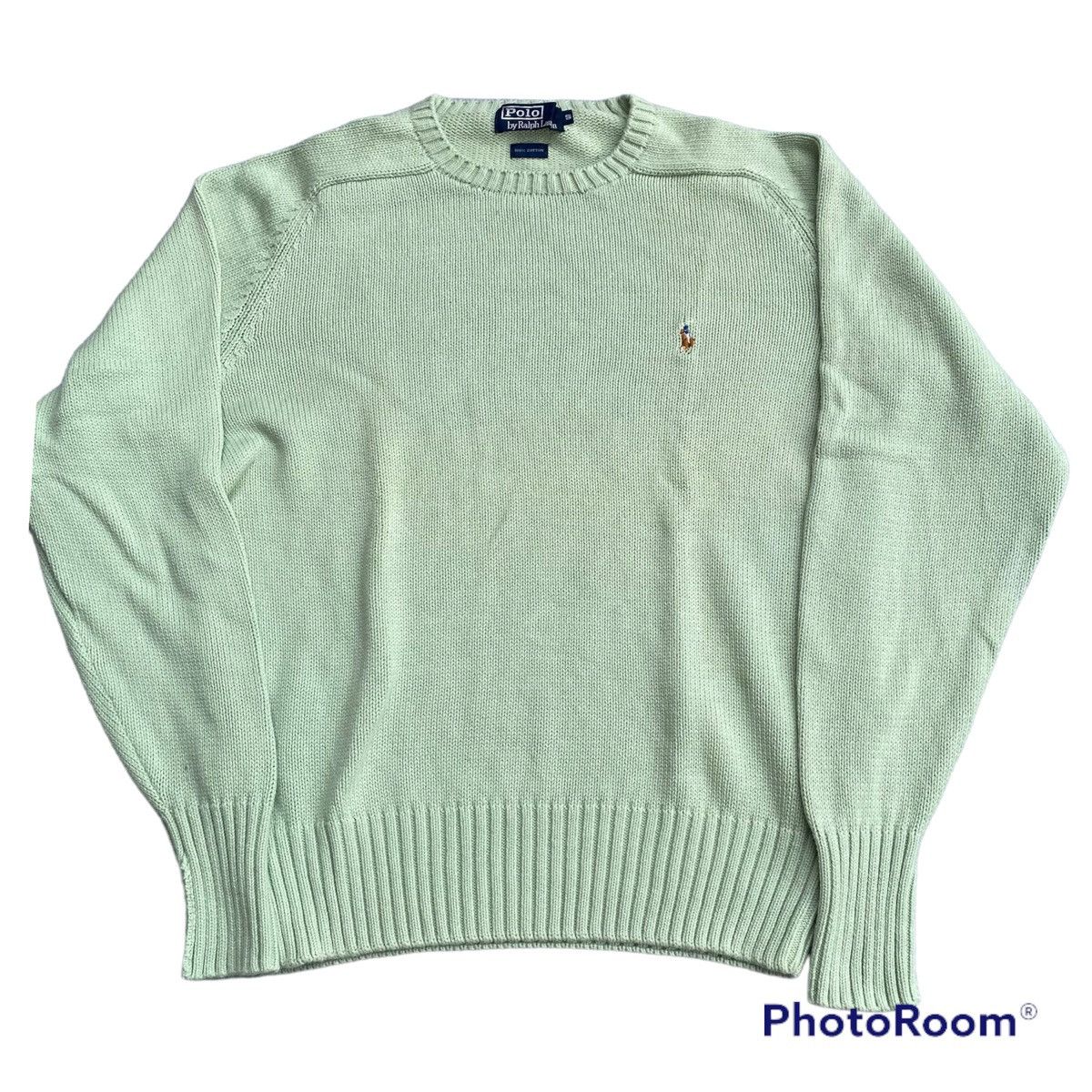 Polo Ralph Lauren green cotton knitwear Size US S / EU 44-46 / 1 - 1 Thumbnail