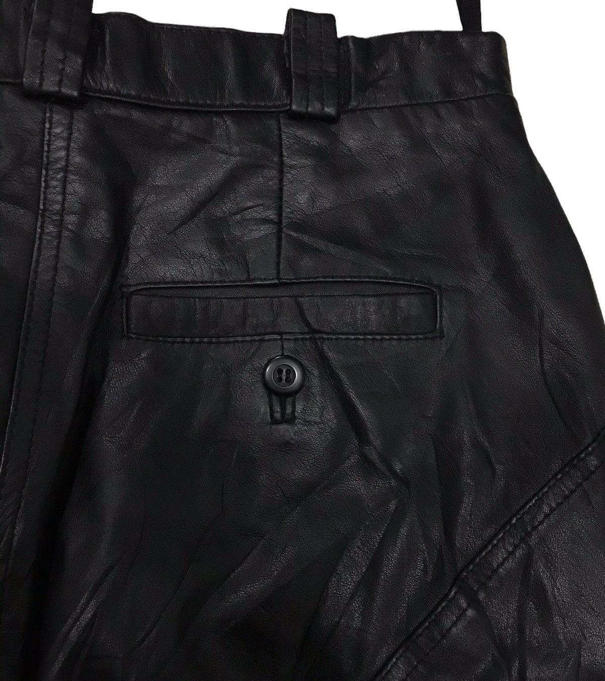 Japanese Brand × Leather × Vintage Nn IMPORTED BY ITOKIN LEATHER PANTS Size US 28 / EU 44 - 7 Thumbnail