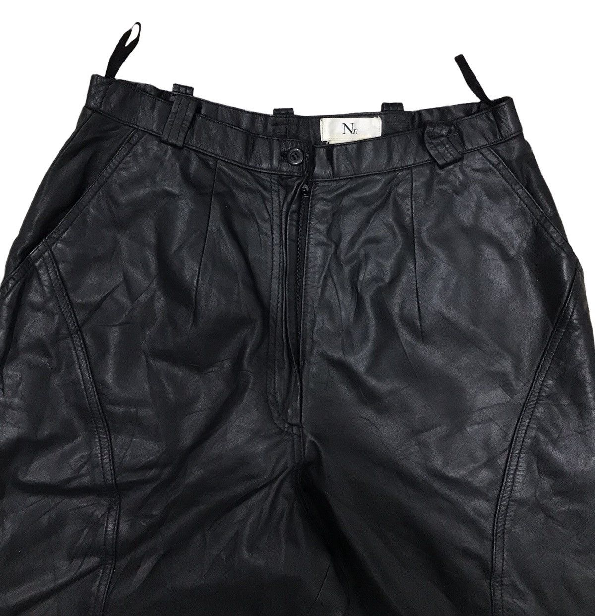 Japanese Brand × Leather × Vintage Nn IMPORTED BY ITOKIN LEATHER PANTS Size US 28 / EU 44 - 3 Thumbnail