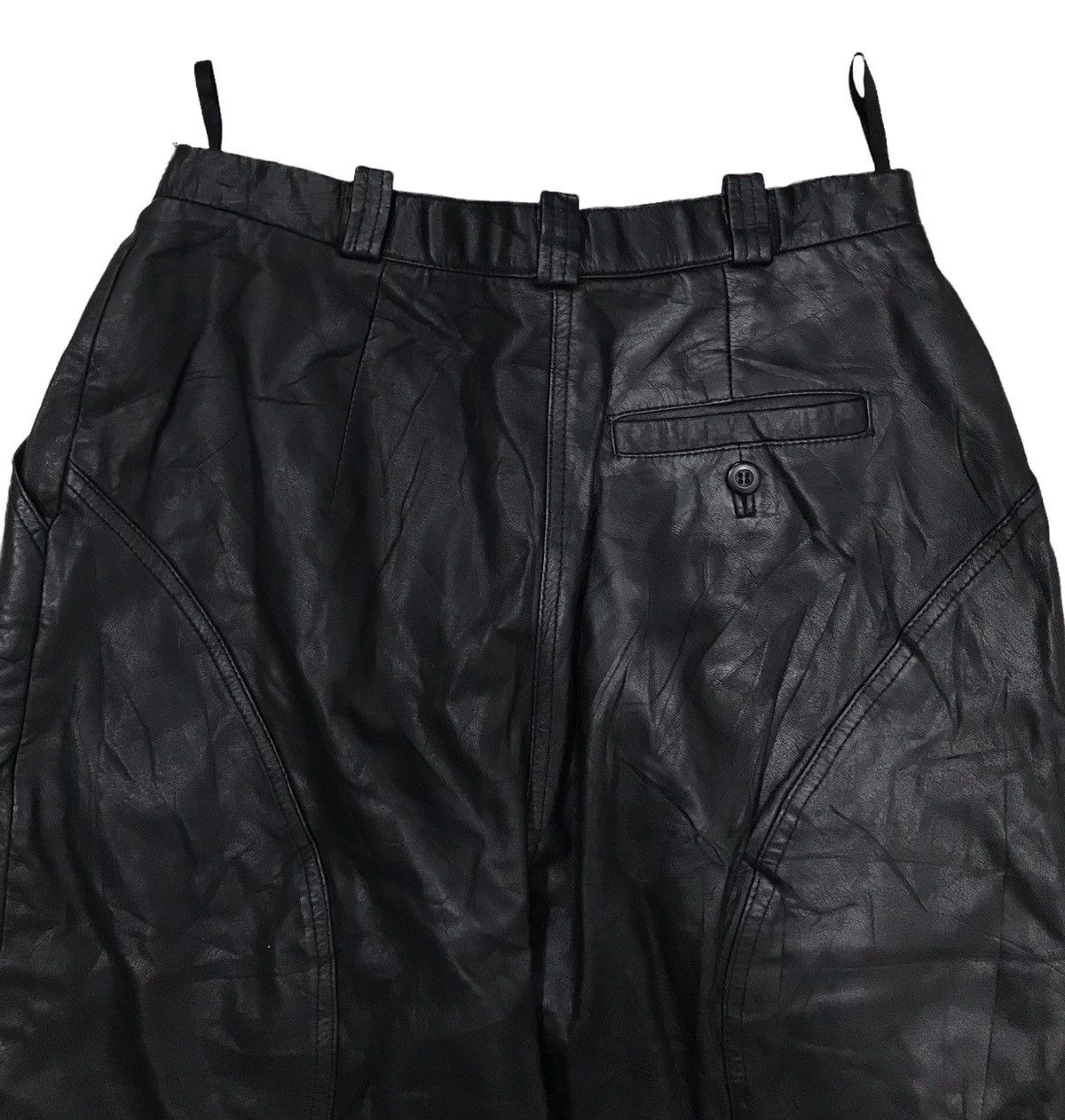 Japanese Brand × Leather × Vintage Nn IMPORTED BY ITOKIN LEATHER PANTS Size US 28 / EU 44 - 4 Thumbnail