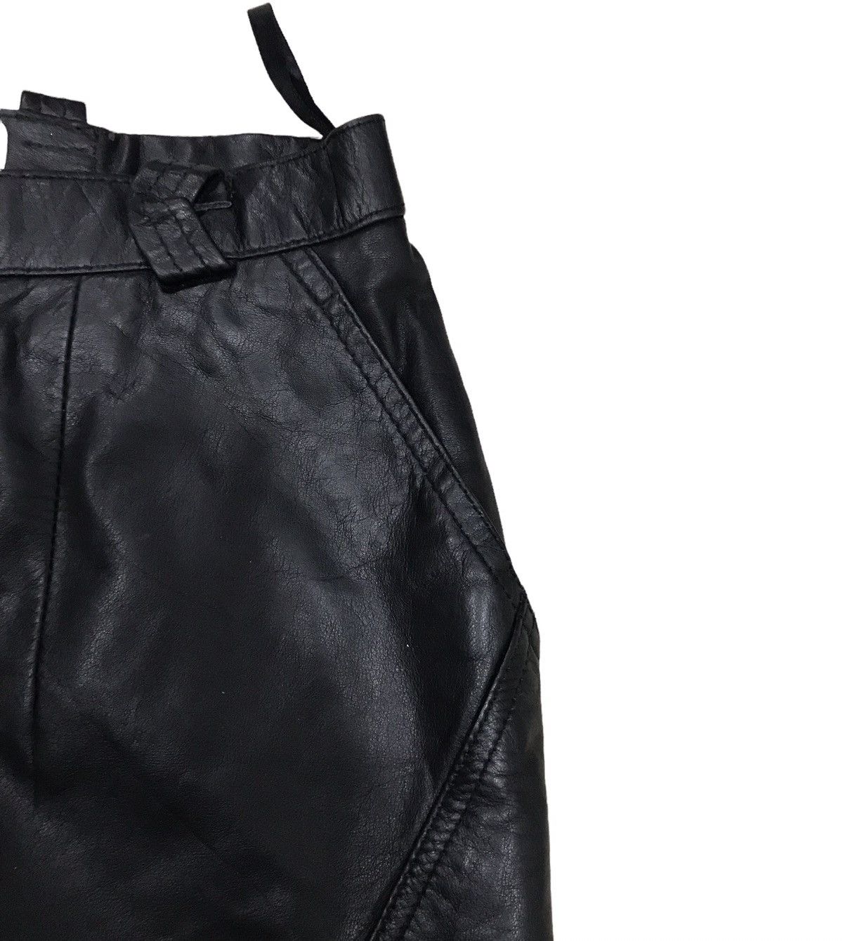 Japanese Brand × Leather × Vintage Nn IMPORTED BY ITOKIN LEATHER PANTS Size US 28 / EU 44 - 5 Thumbnail