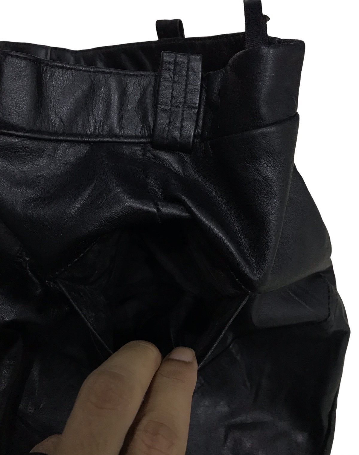 Japanese Brand × Leather × Vintage Nn IMPORTED BY ITOKIN LEATHER PANTS Size US 28 / EU 44 - 8 Thumbnail