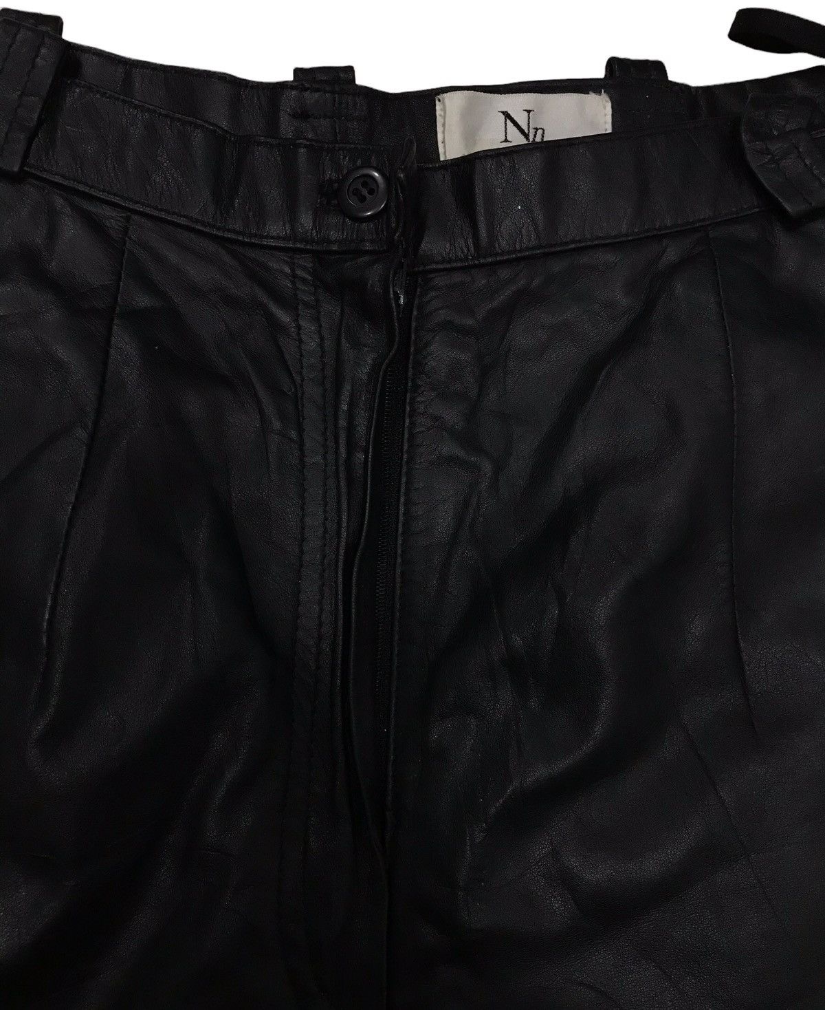 Japanese Brand × Leather × Vintage Nn IMPORTED BY ITOKIN LEATHER PANTS Size US 28 / EU 44 - 10 Thumbnail
