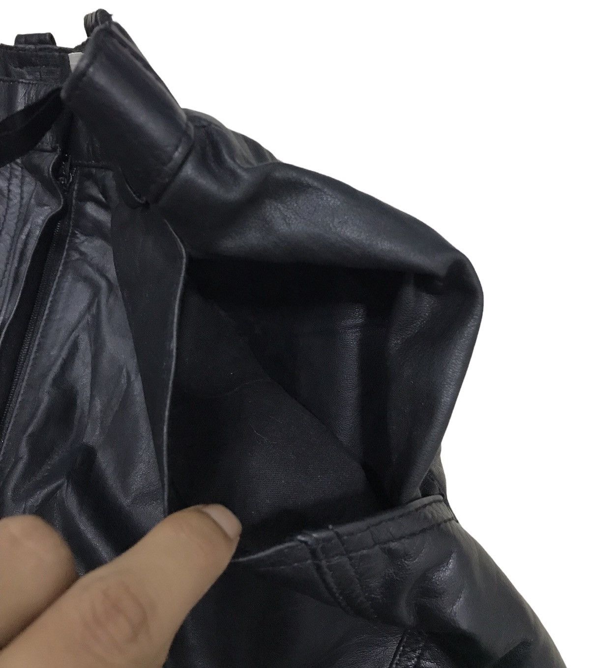 Japanese Brand × Leather × Vintage Nn IMPORTED BY ITOKIN LEATHER PANTS Size US 28 / EU 44 - 6 Thumbnail
