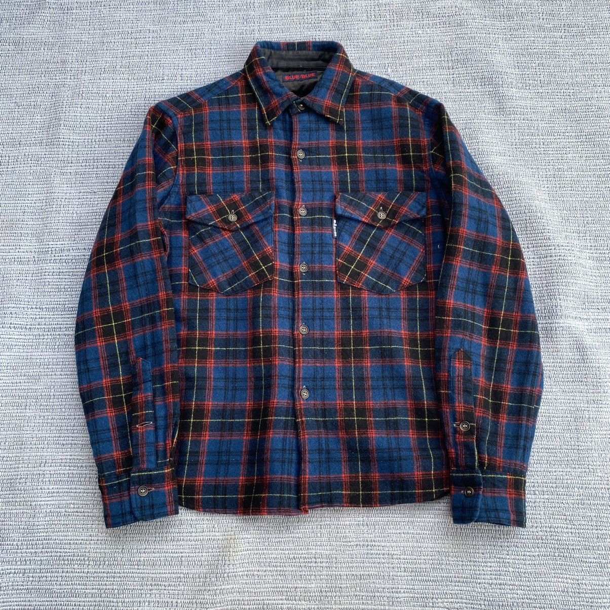 HOLLYWOOD RANCH MARKET blue blue by hollywood ranch market double pocket flannel Size US S / EU 44-46 / 1 - 9 Thumbnail