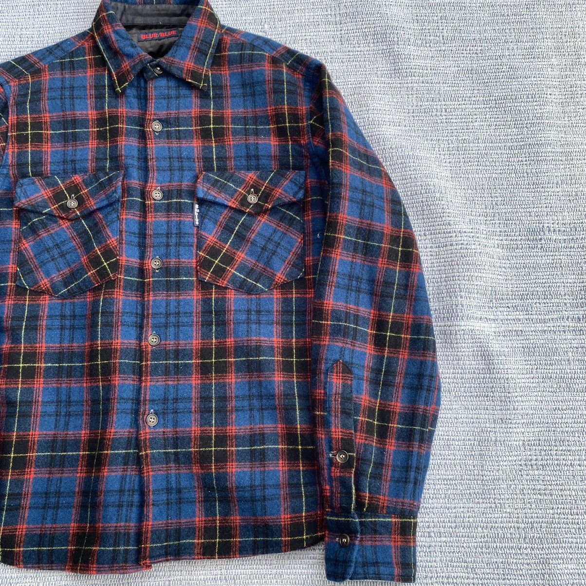 HOLLYWOOD RANCH MARKET blue blue by hollywood ranch market double pocket flannel Size US S / EU 44-46 / 1 - 3 Thumbnail