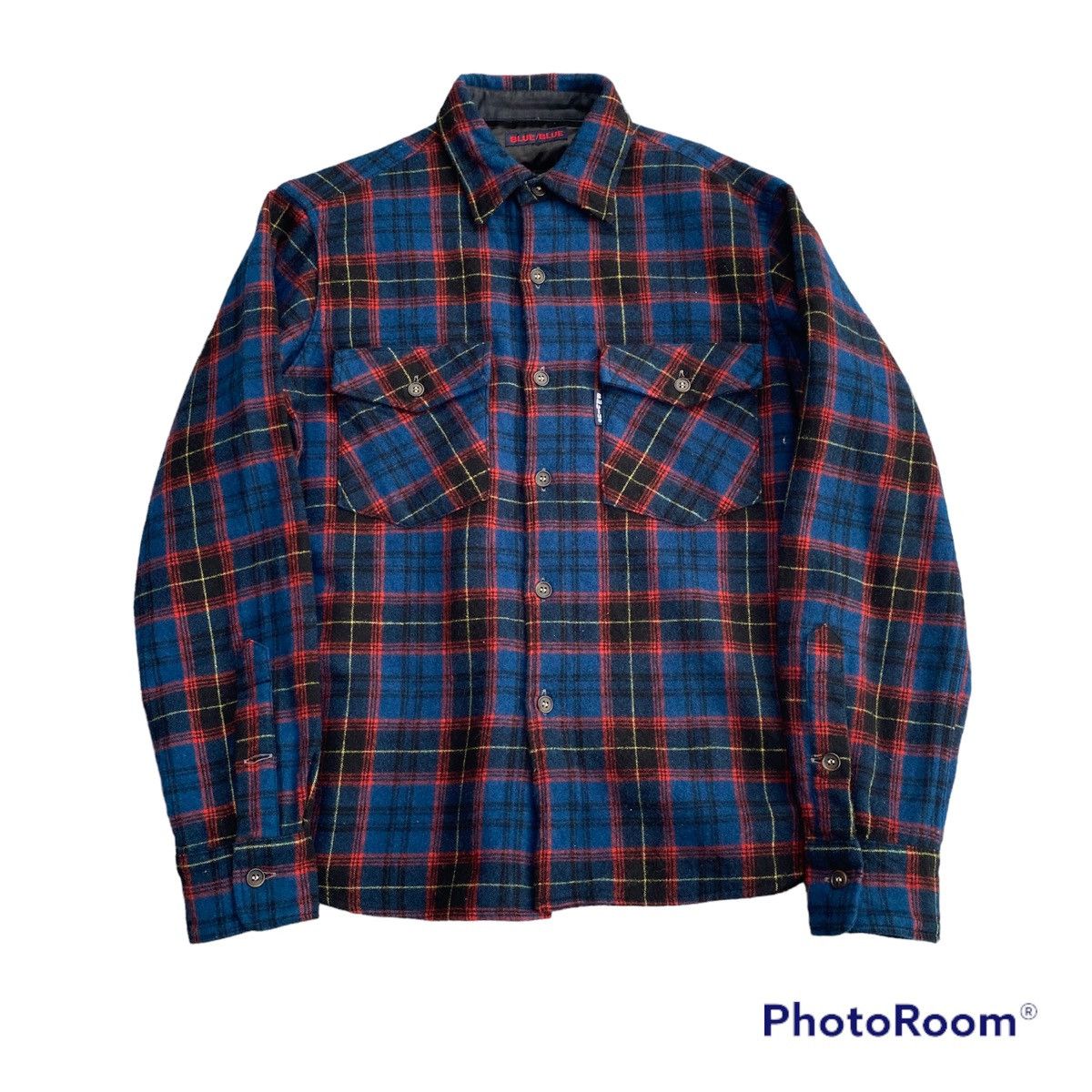 HOLLYWOOD RANCH MARKET blue blue by hollywood ranch market double pocket flannel Size US S / EU 44-46 / 1 - 1 Thumbnail