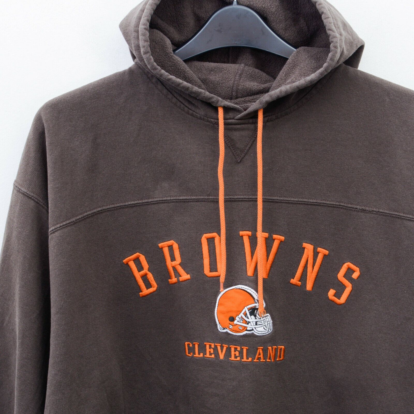 NFL × Vintage Cleveland Browns 2XL Hoodie Sweatshirt US 24 Pullover Jumper Size XXL / US 16-18 / IT 52-54 - 2 Thumbnail