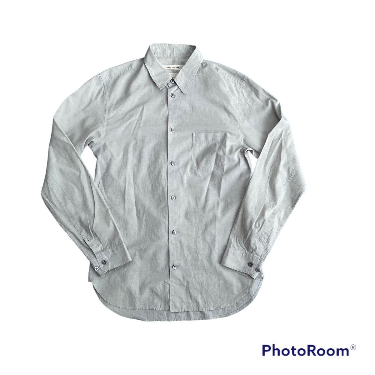 Marc Jacobs grey button up shirt Size US S / EU 44-46 / 1 - 1 Thumbnail